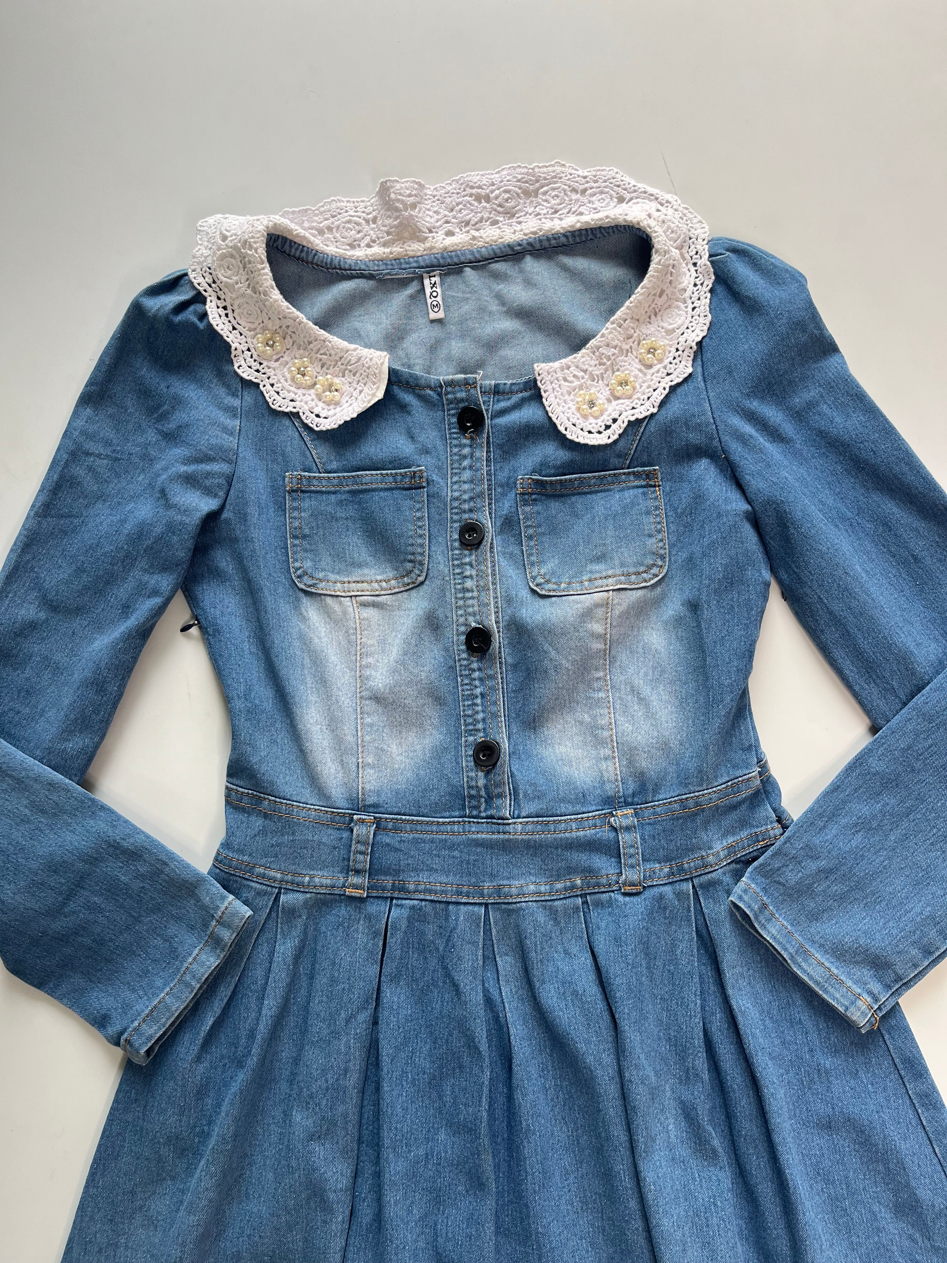 Denim Dress-Bust 32 - Image 2