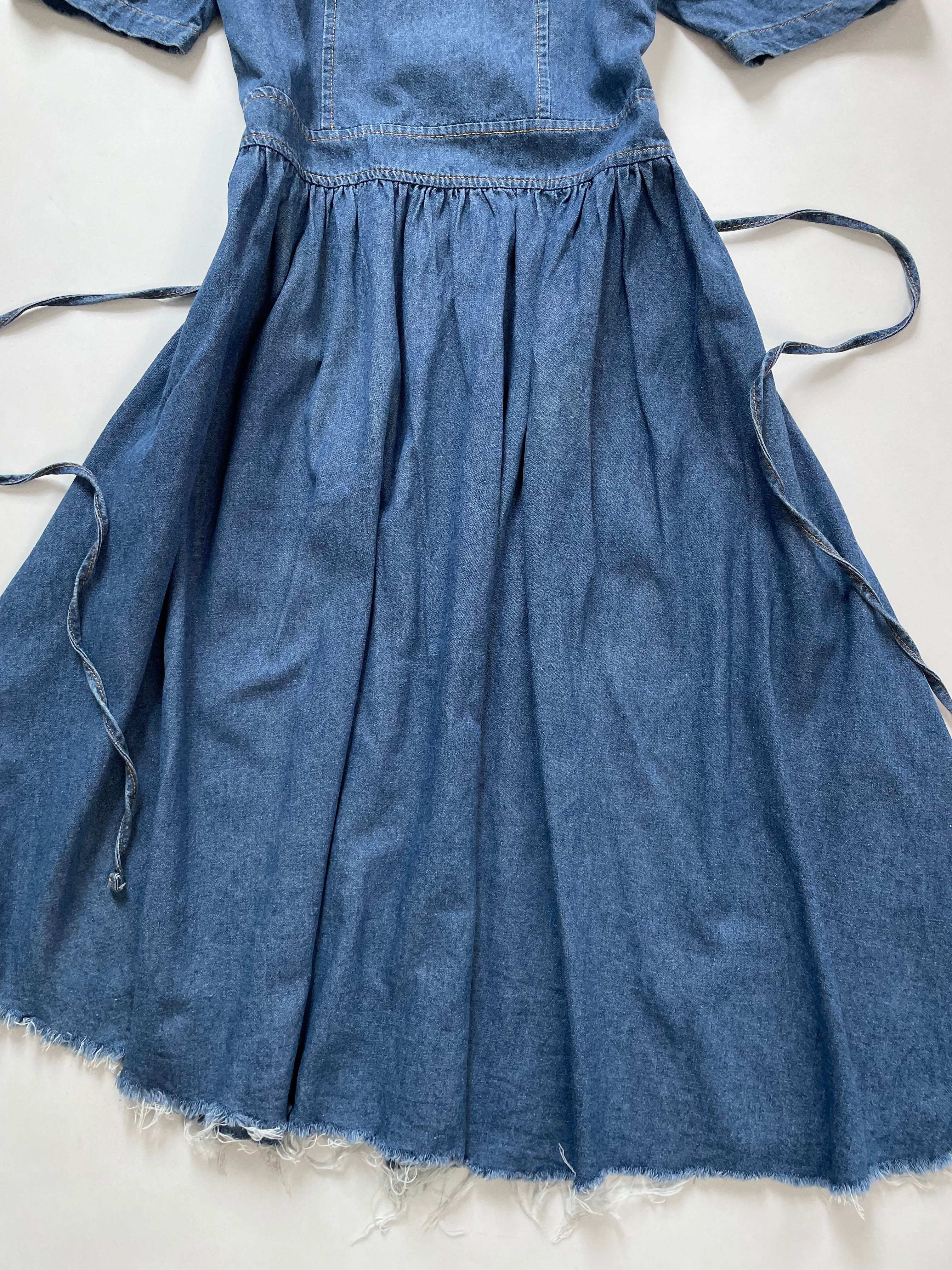 Studio White Denim Dress-Bust36 - Image 3