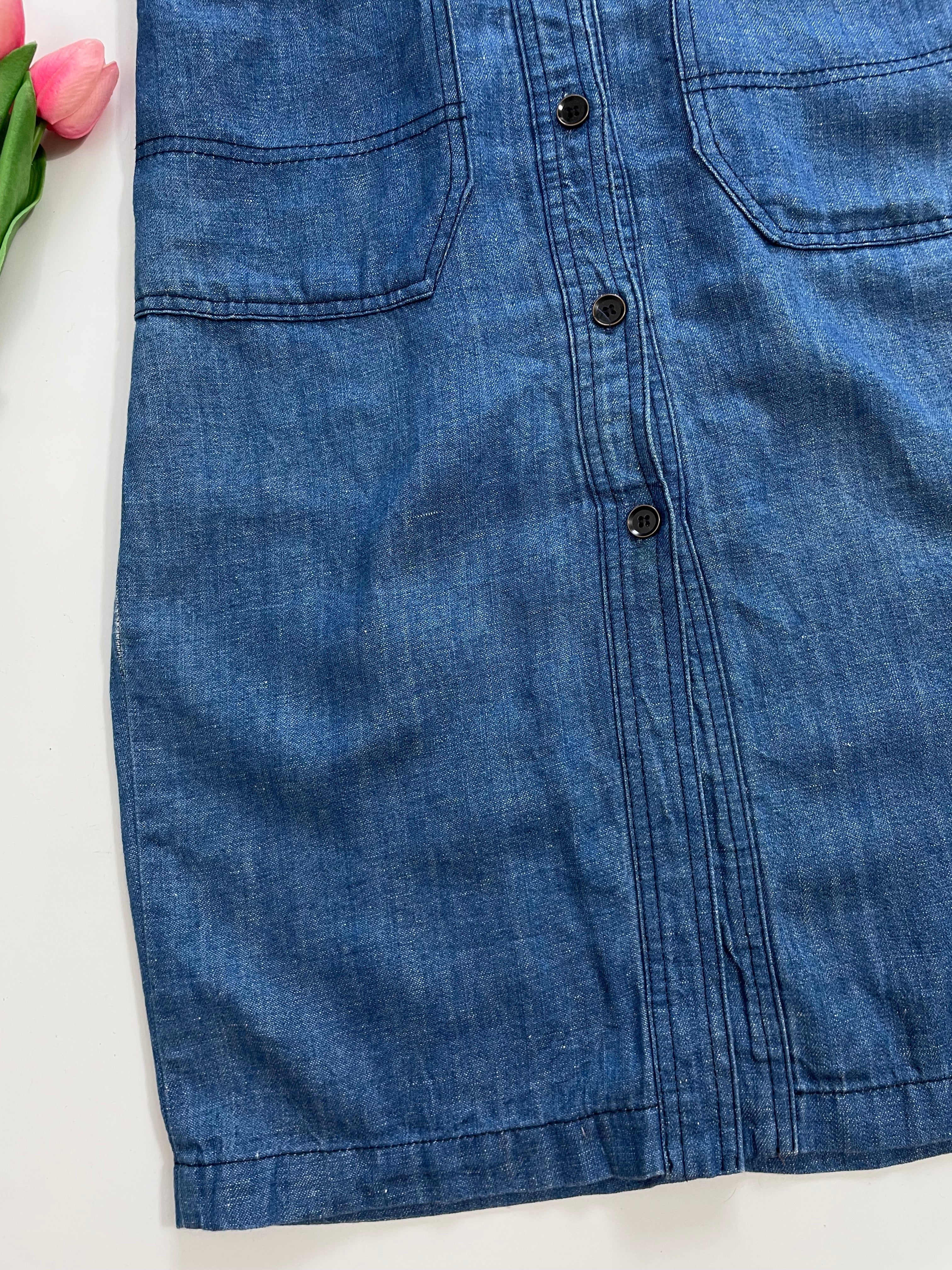 Le Marais Denim Dress-Bust 34 - Image 3