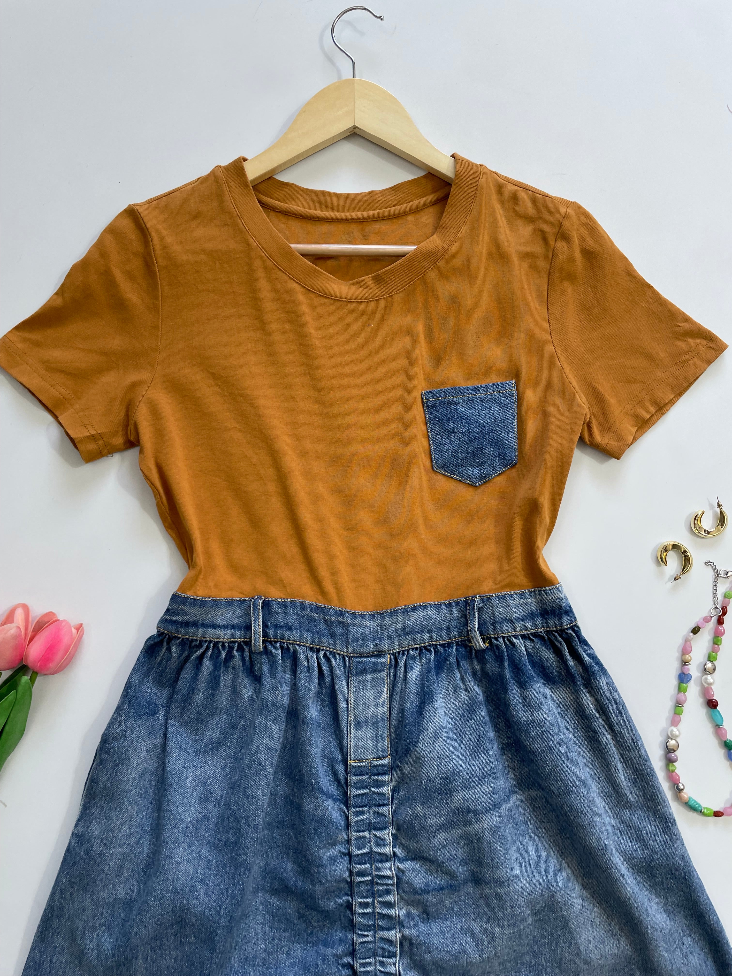 Denim Dress-Bust 34 - Image 2