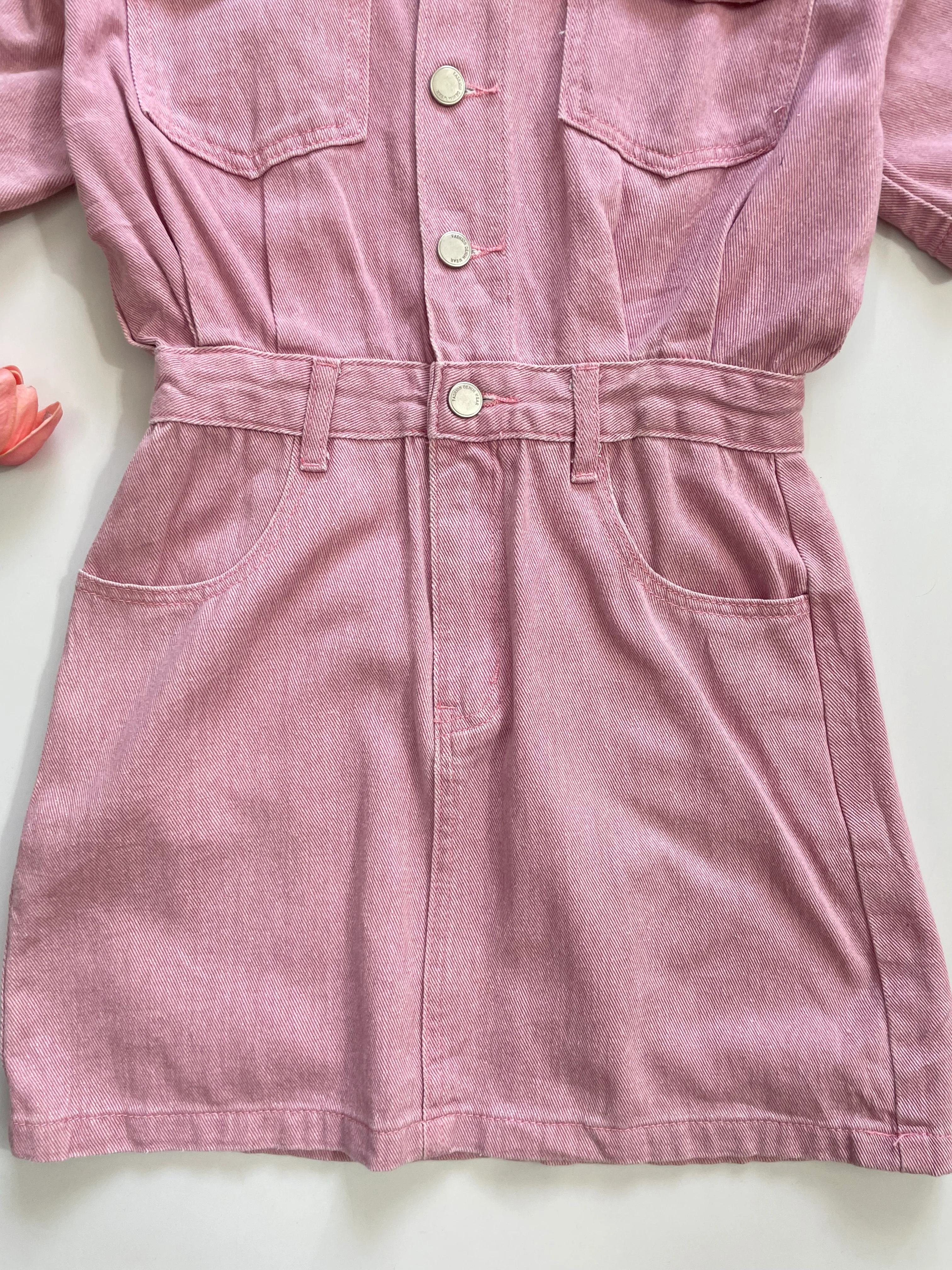Denim Dress-Bust 32 - Image 3
