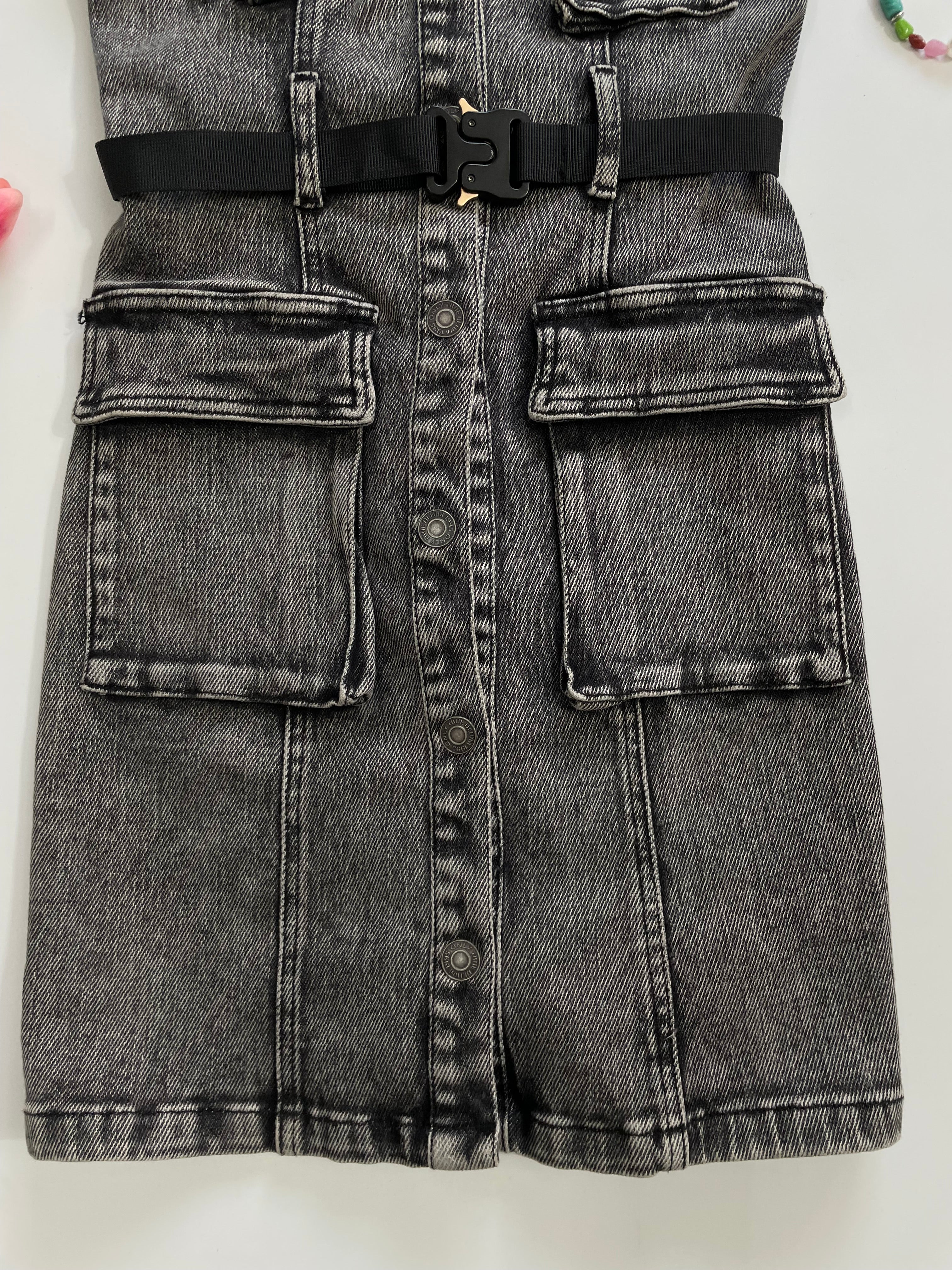 Only Denim Dress-Bust 30 - Image 3