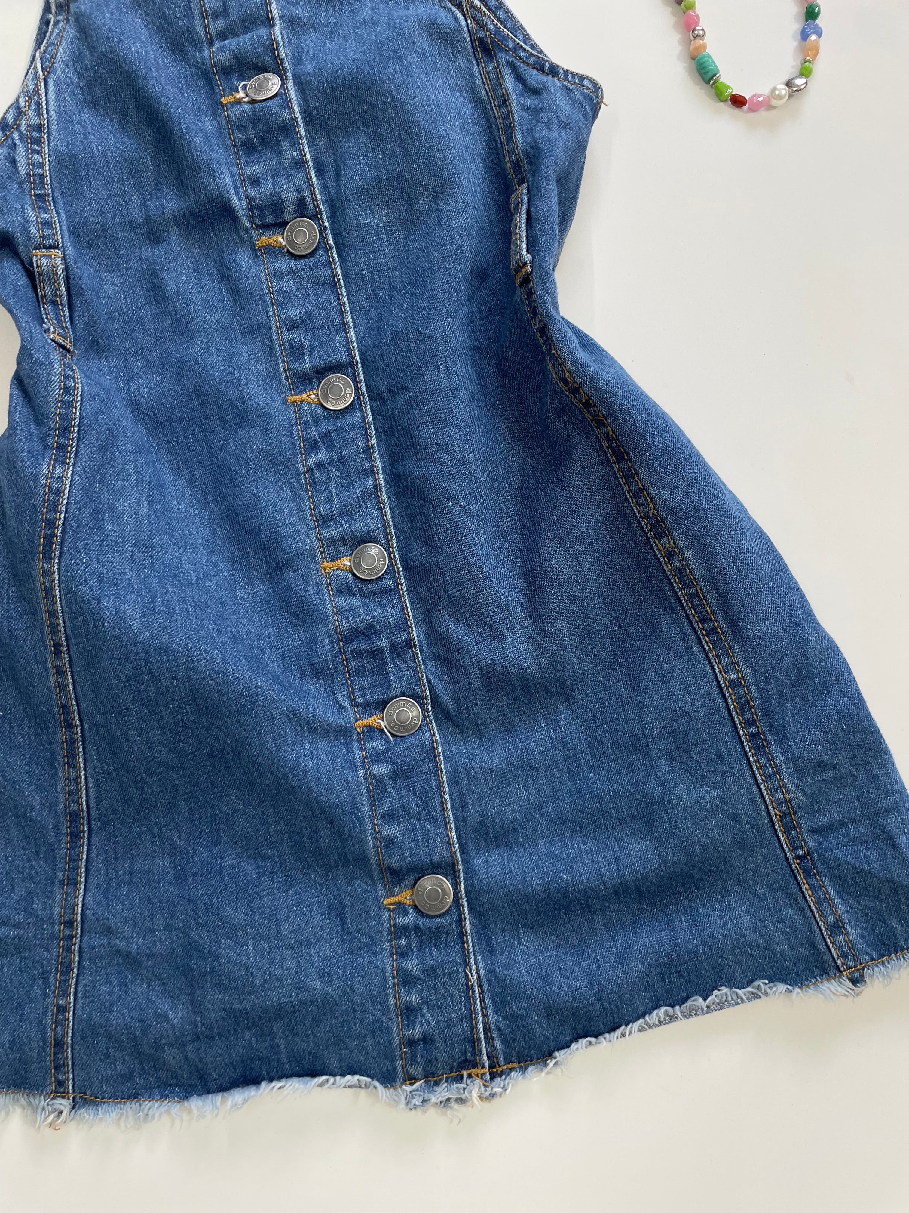 Denim Dress-Bust 26 - Image 3