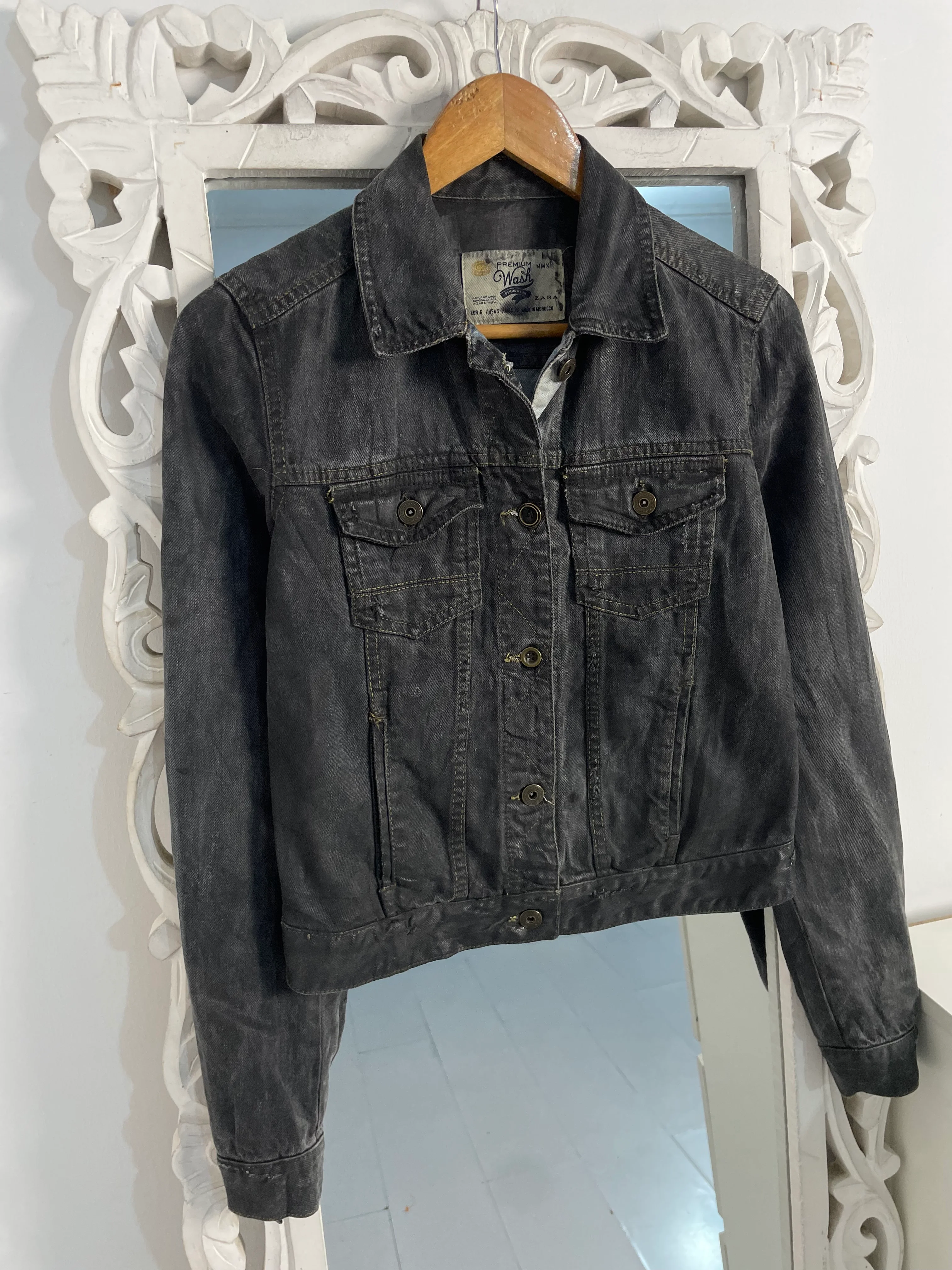Zara Denim Jacket-Chest 34