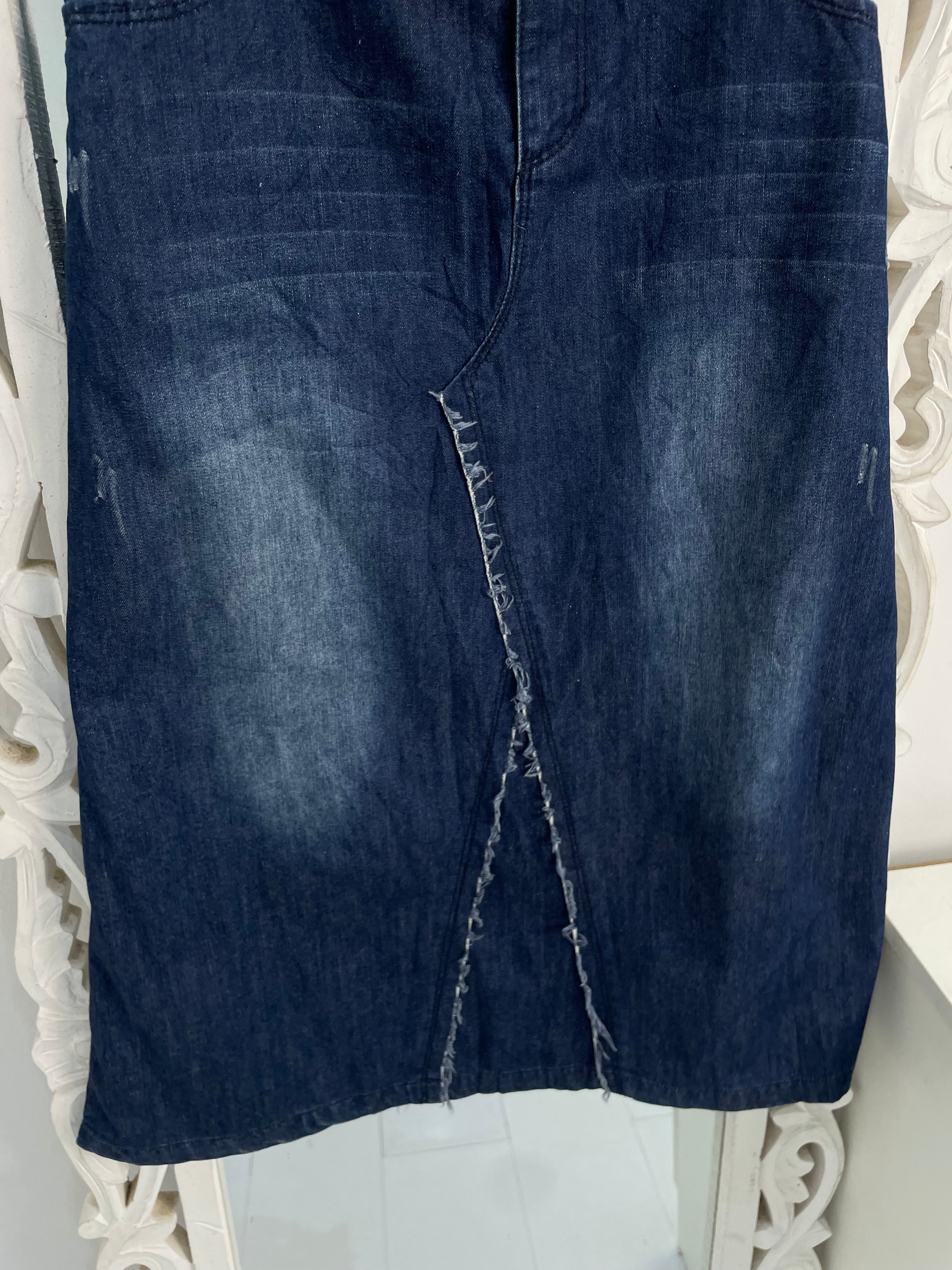 Denim Long Skirt-Waist 30 - Image 3