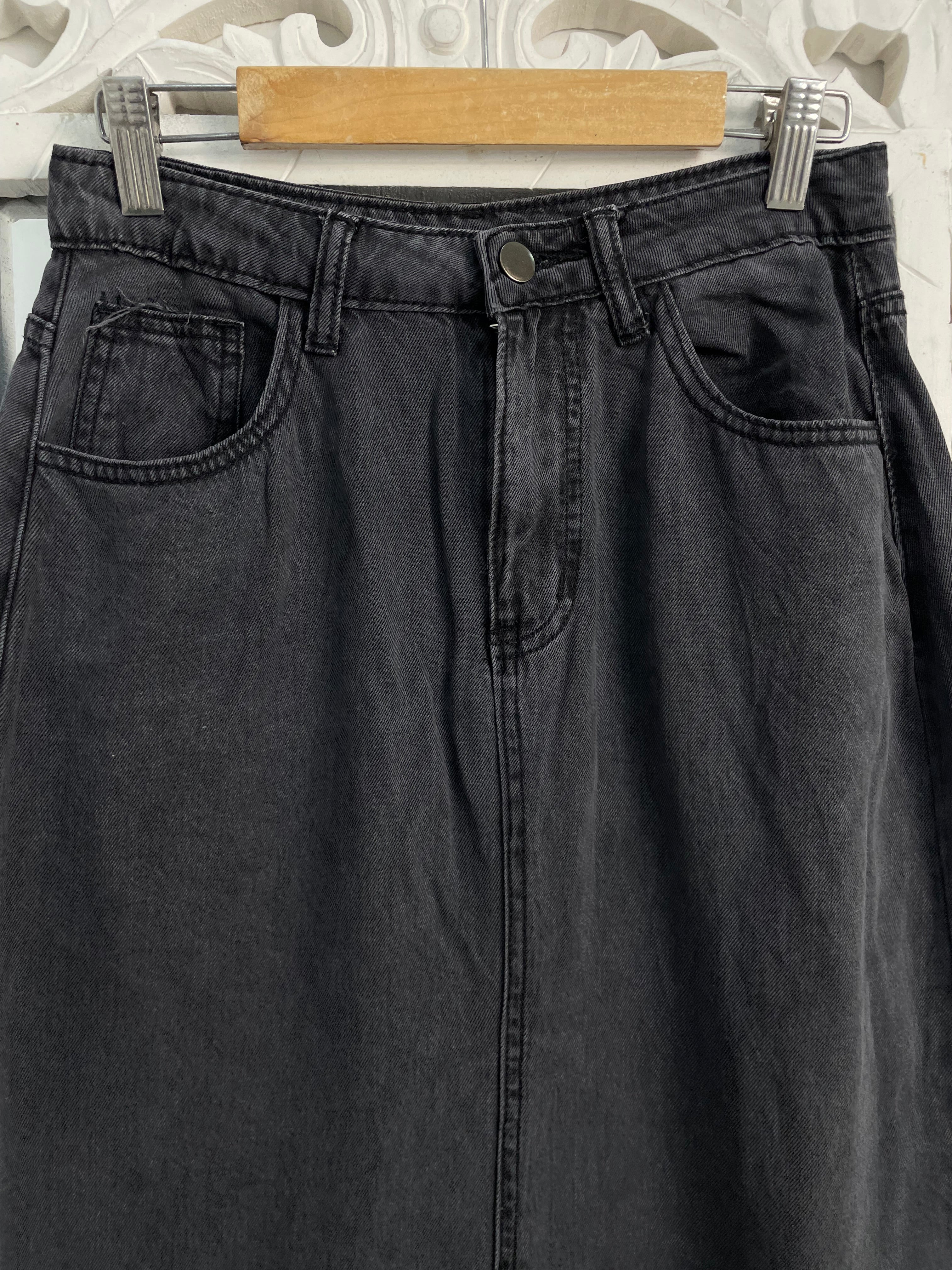 Denim Long Skirt-Waist 26 - Image 2