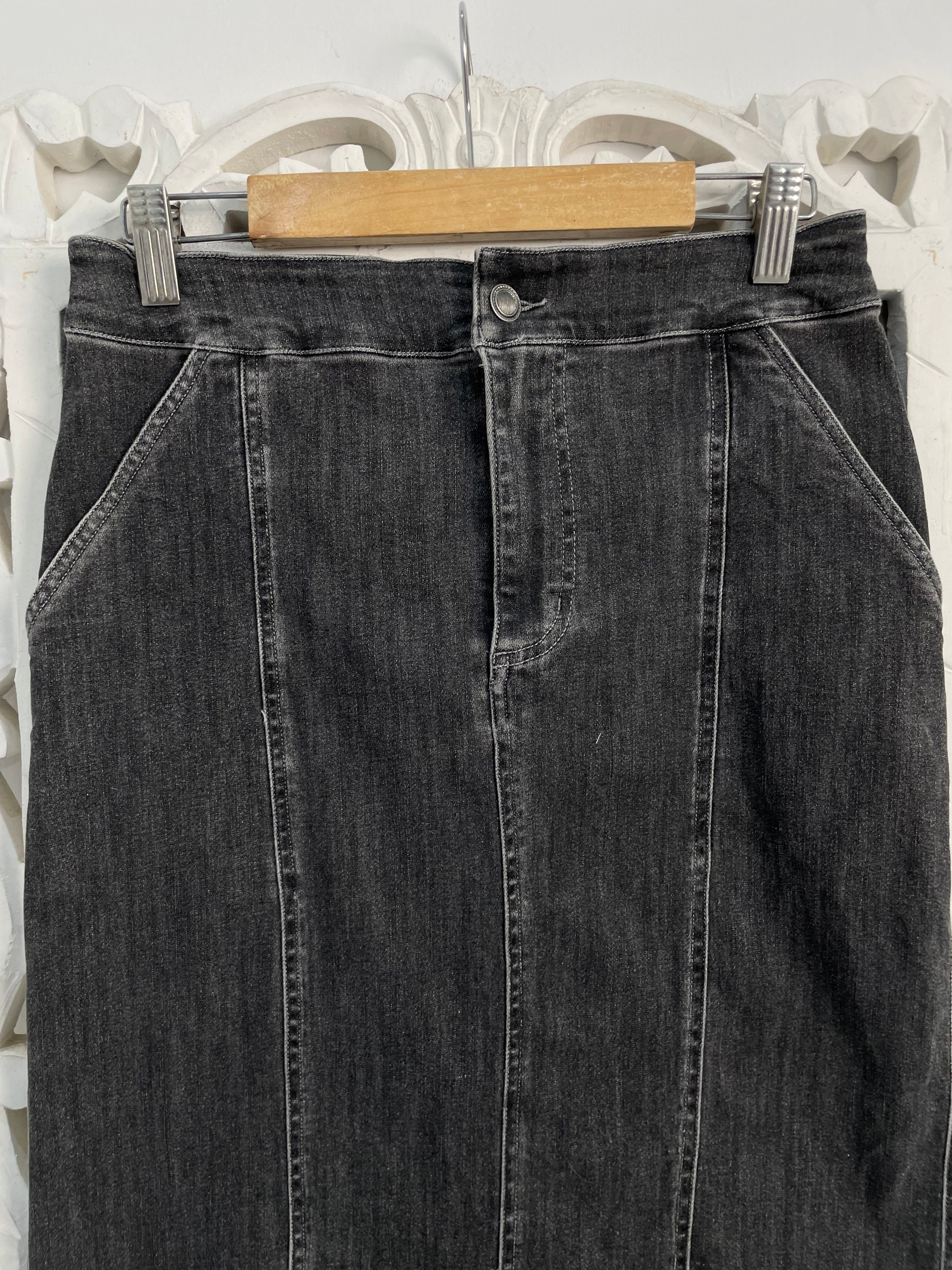 Denim Long Skirt-Waist 28 - Image 3