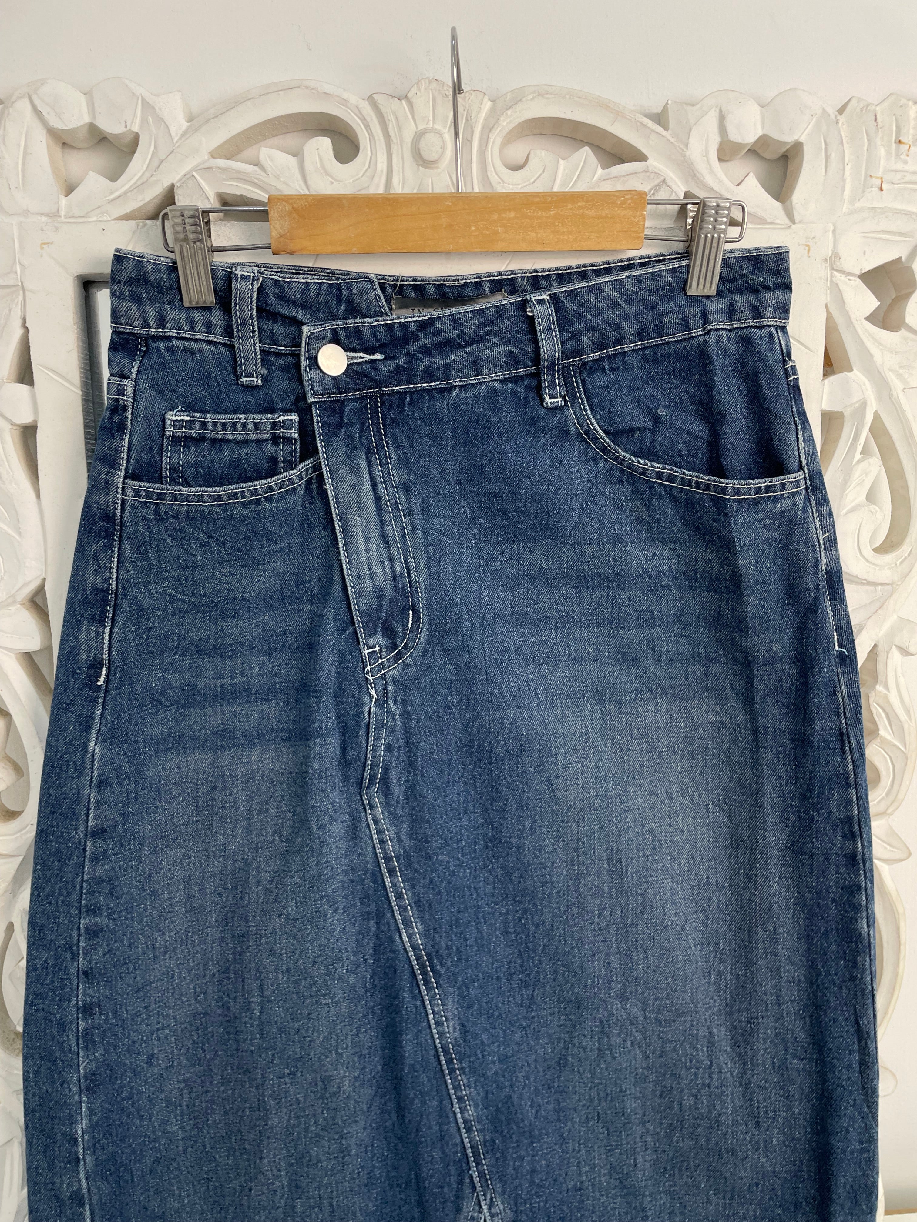 Denim Long Skirt-Waist 28 - Image 2