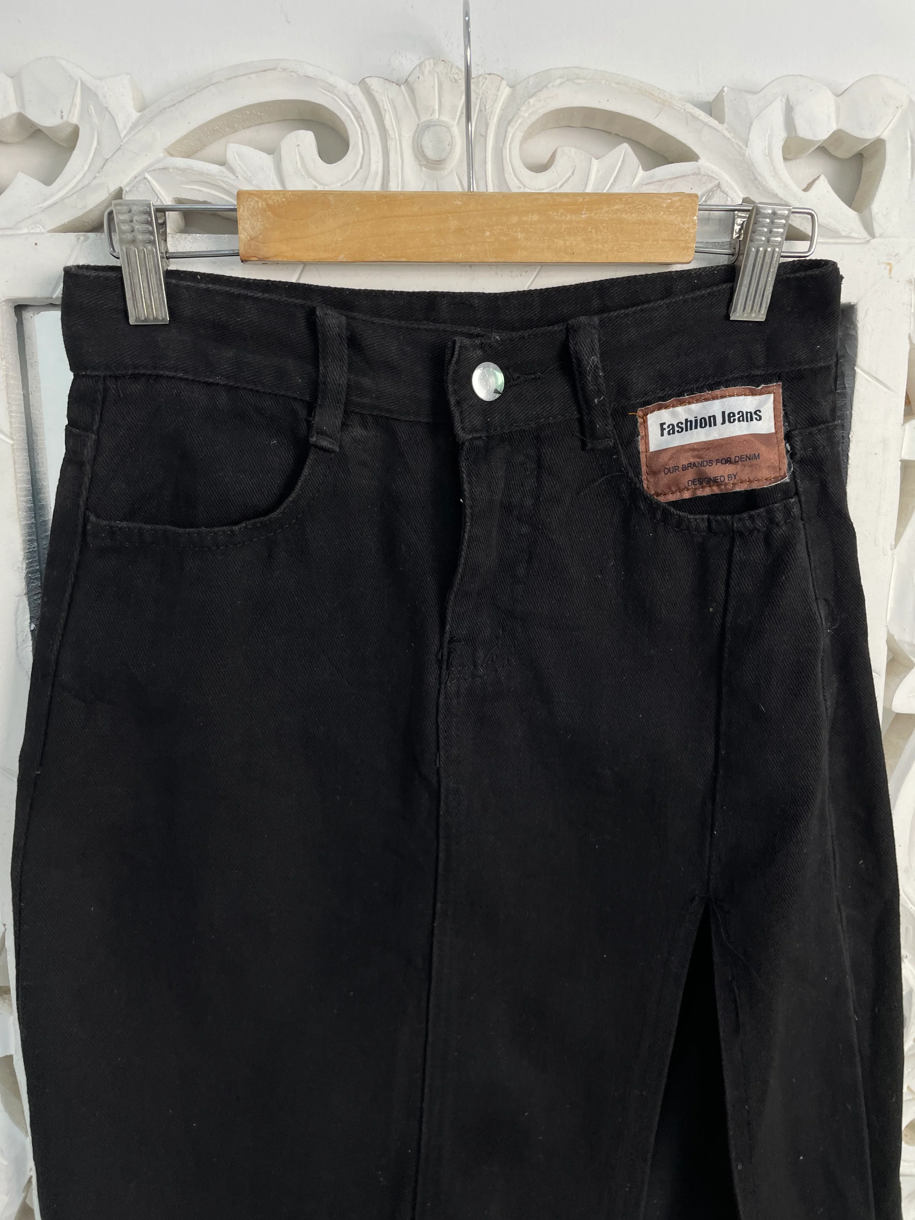 Denim Long Skirt-Waist 26 - Image 2