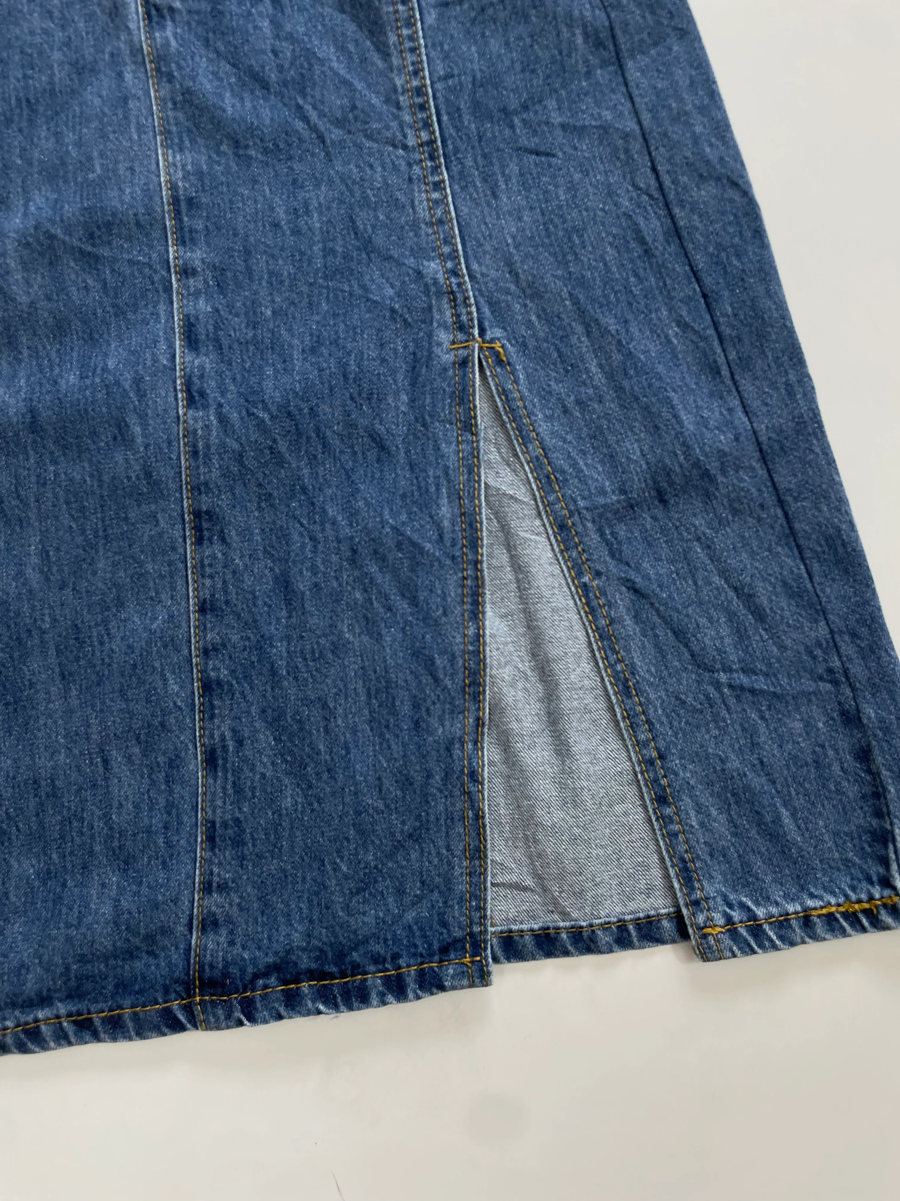 Long Denim Skirt-Waist 24 - Image 3