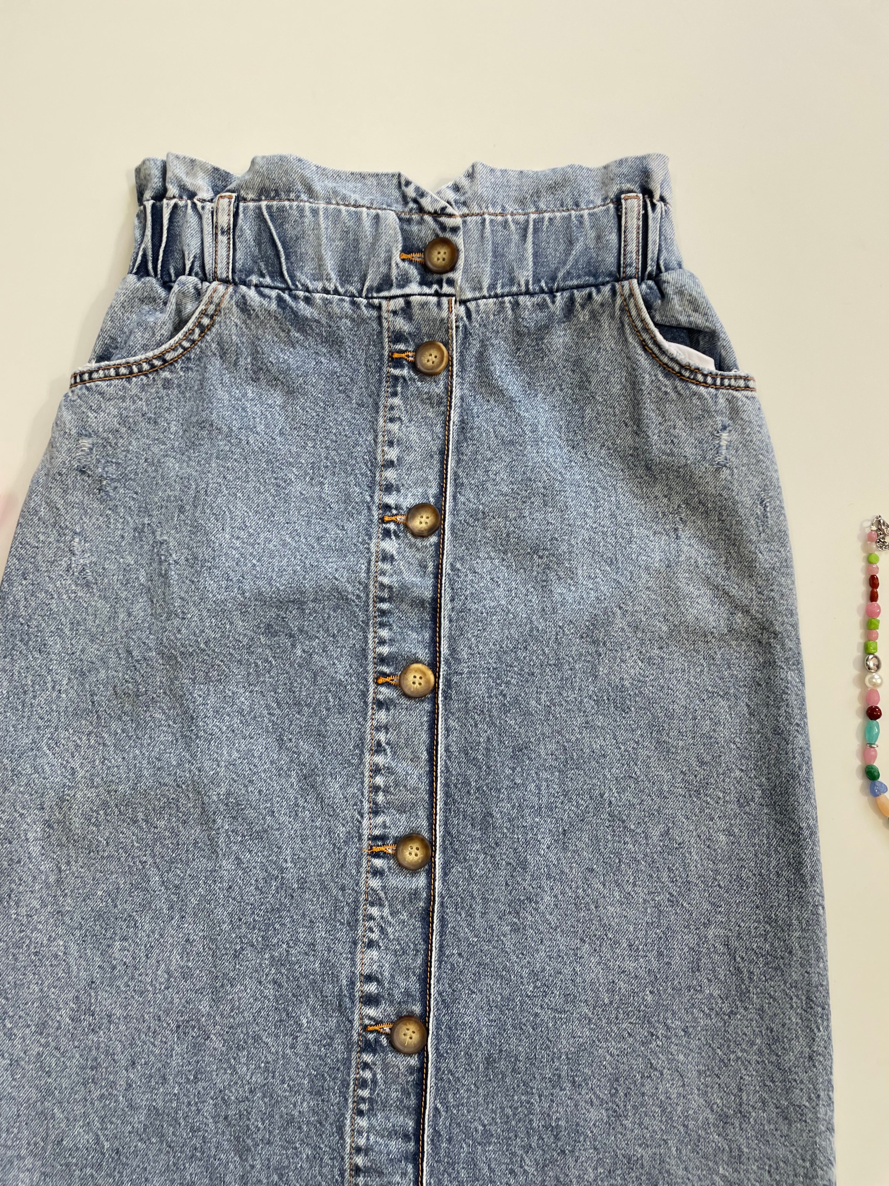 Denim Skirt-Waist 26 - Image 2