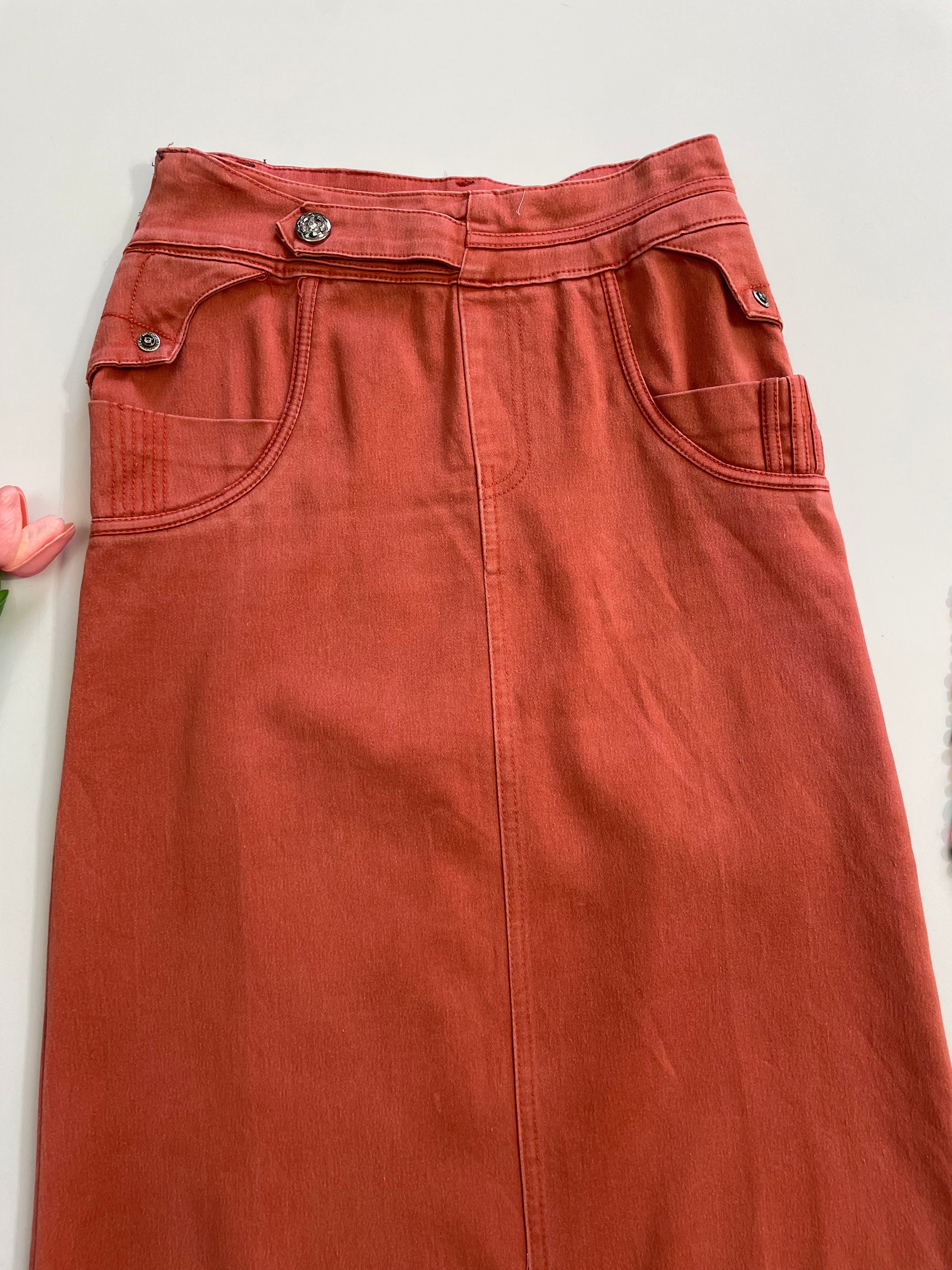 Denim Skirt-Waist 26 - Image 2