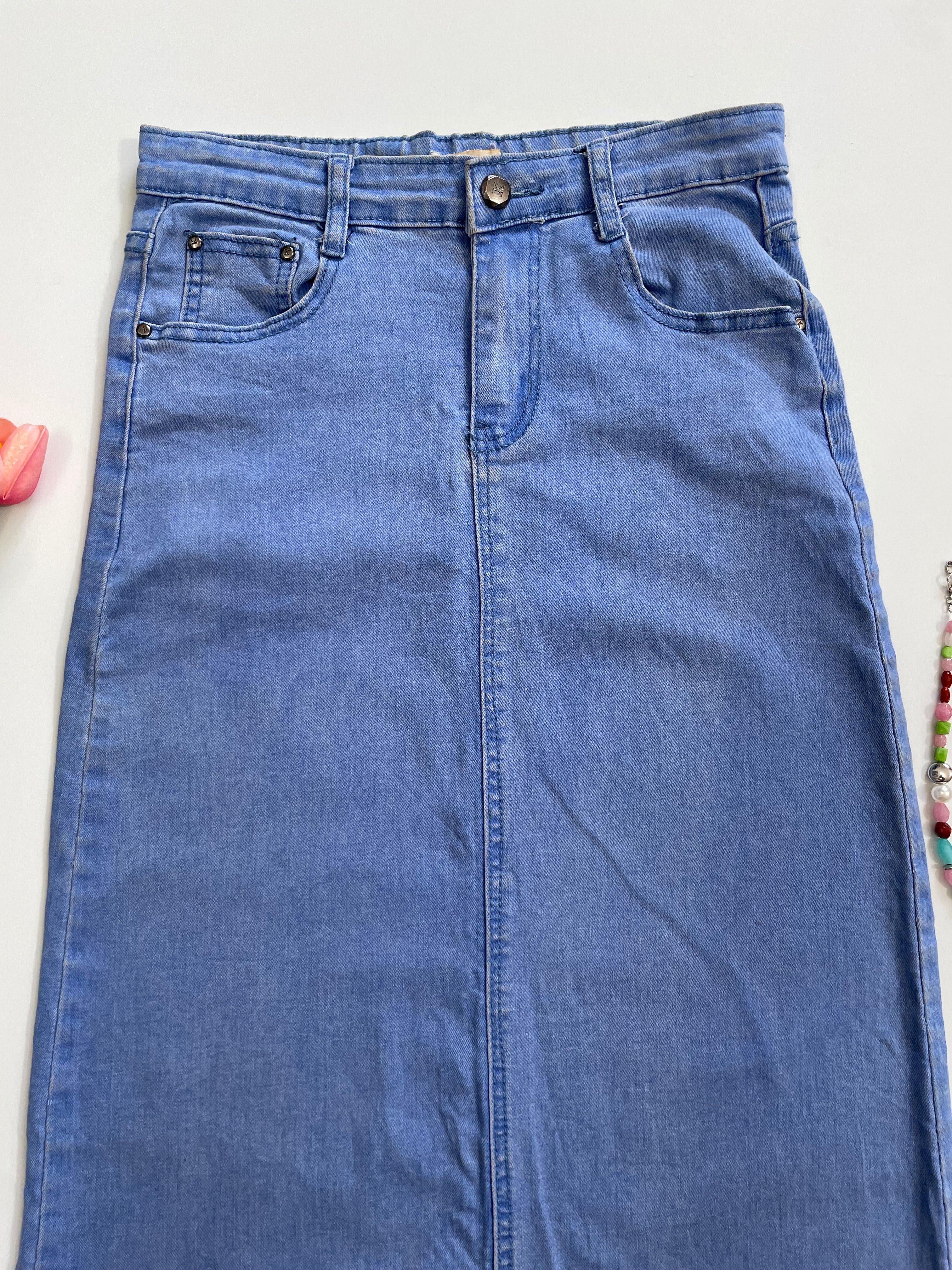 Denim Skirt-Waist 26 - Image 2