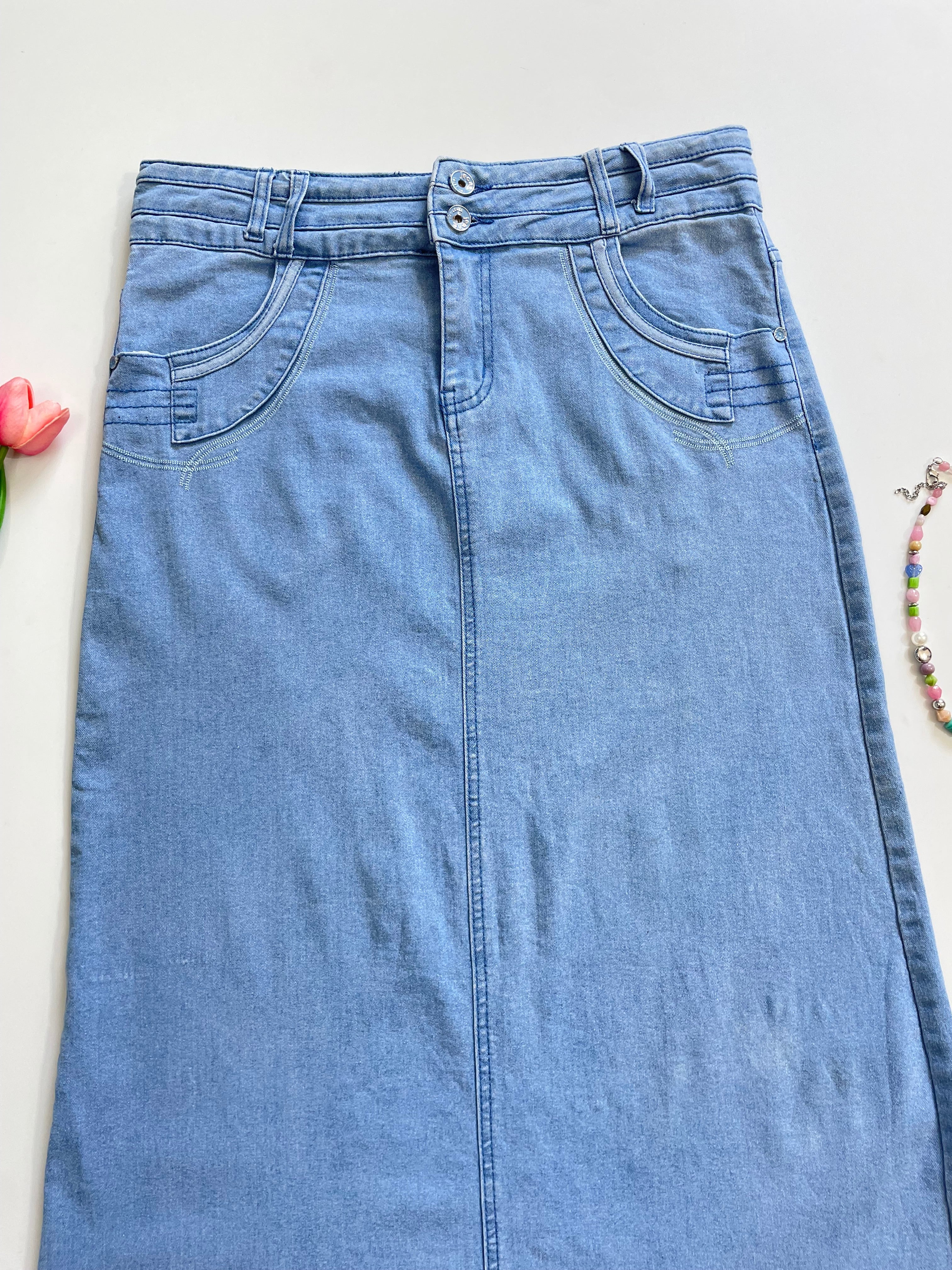 Denim Skirt-Waist 32 - Image 2
