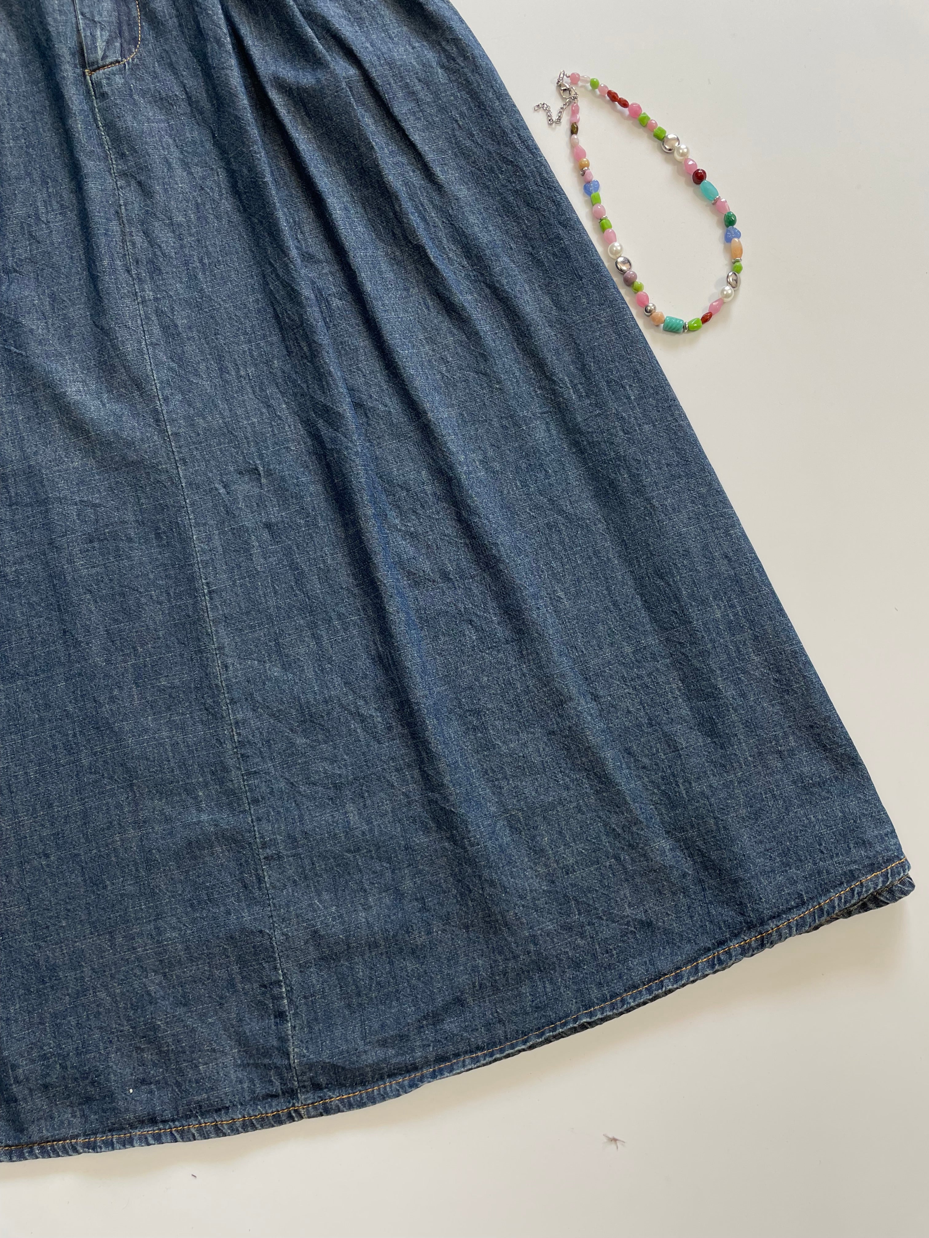 Denim Skirt-Waist 26 - Image 3