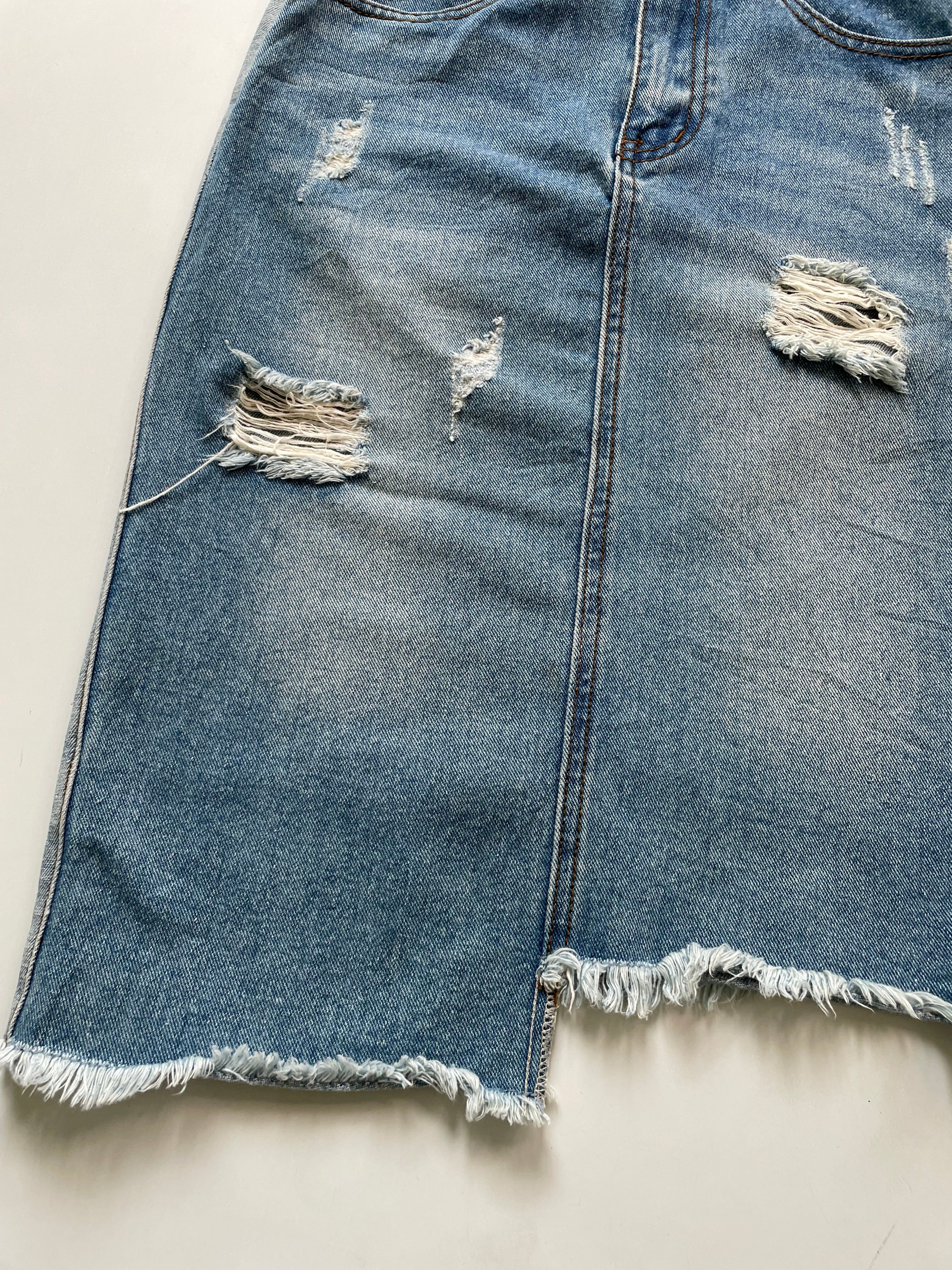 Denim Skirt-Waist 24 - Image 3