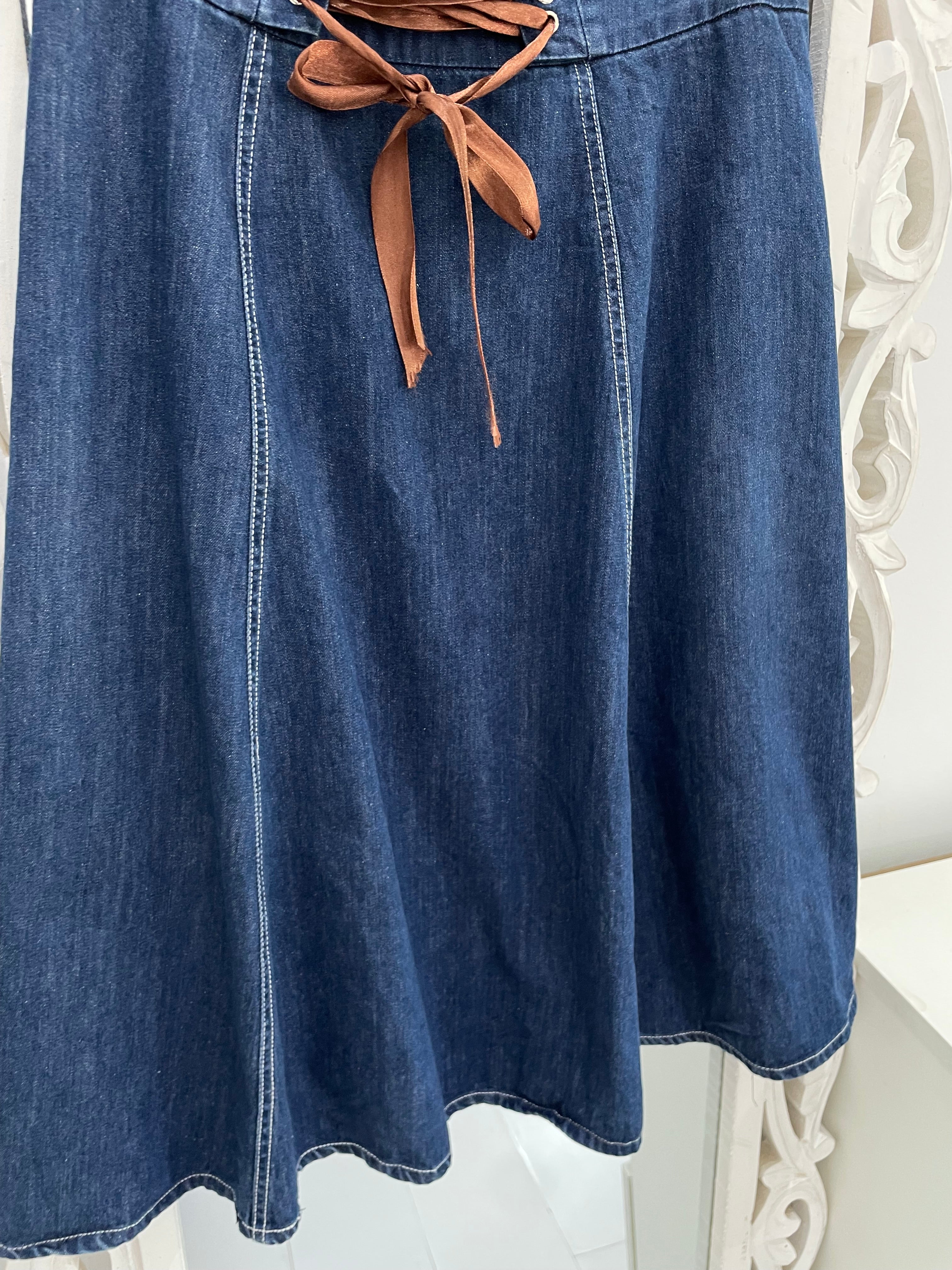 Denim Skirt-Waist 32 - Image 3