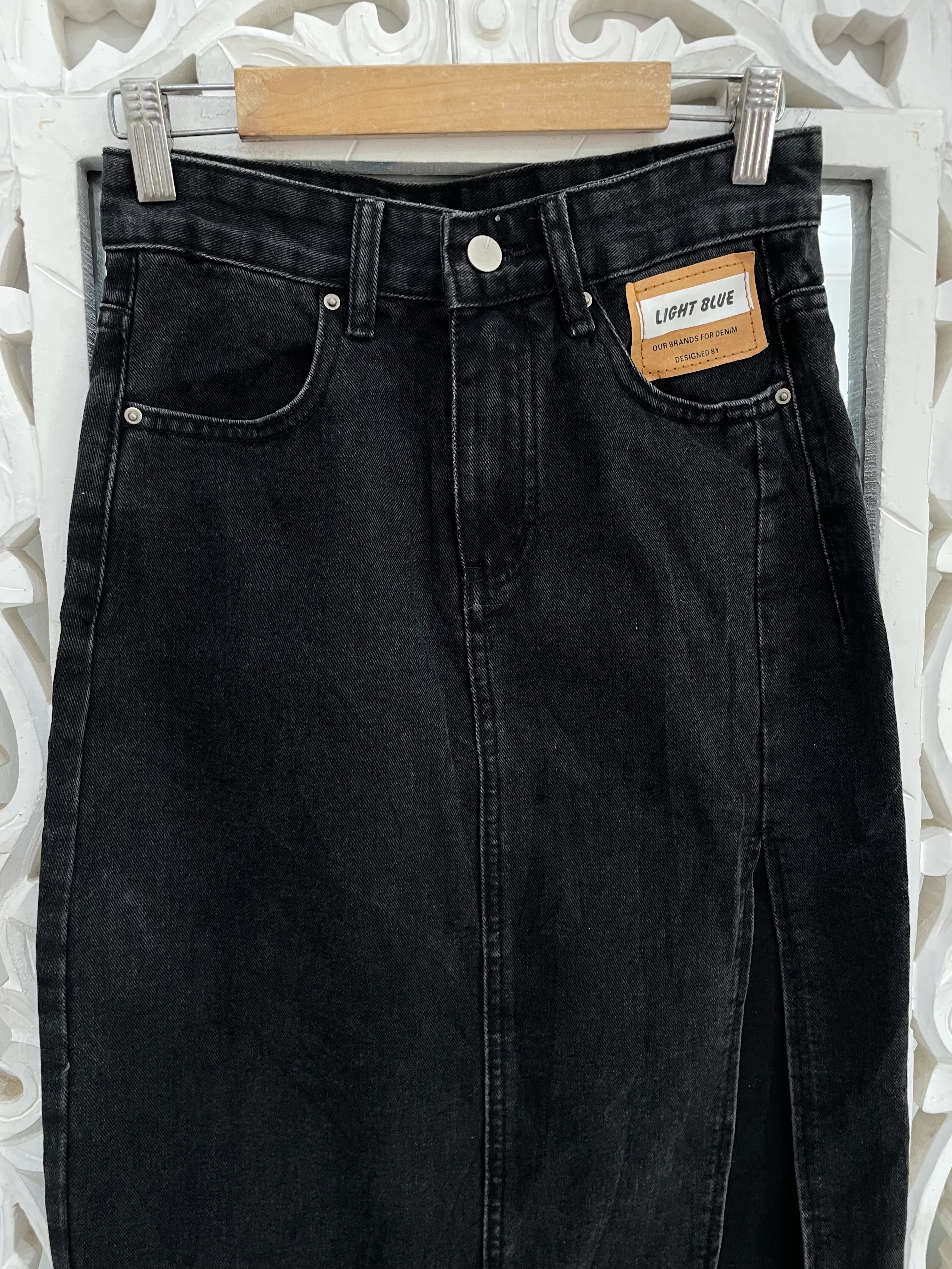 Denim Skirt-Waist 24 - Image 2