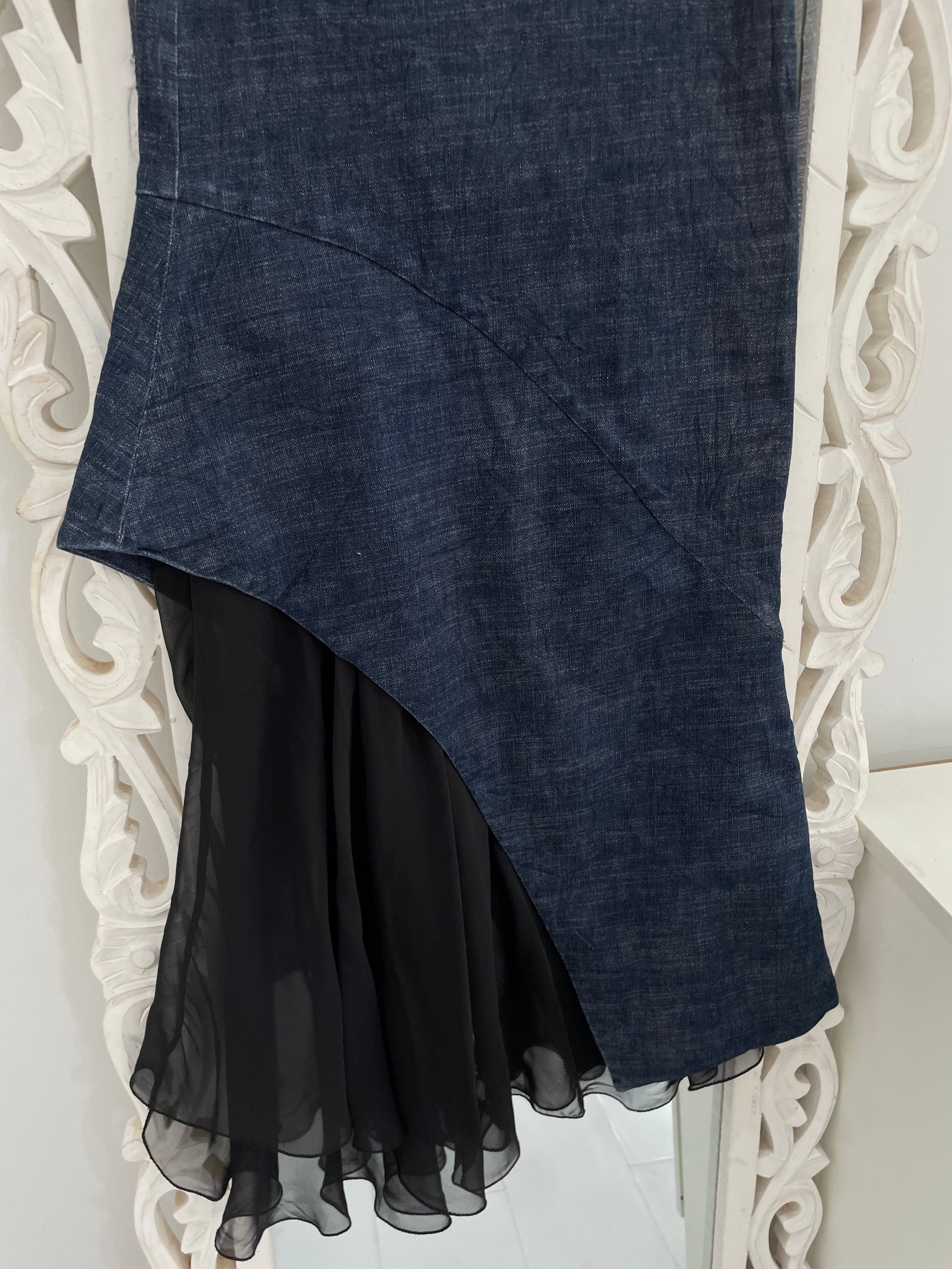 Denim Skirt-Waist 24 - Image 3