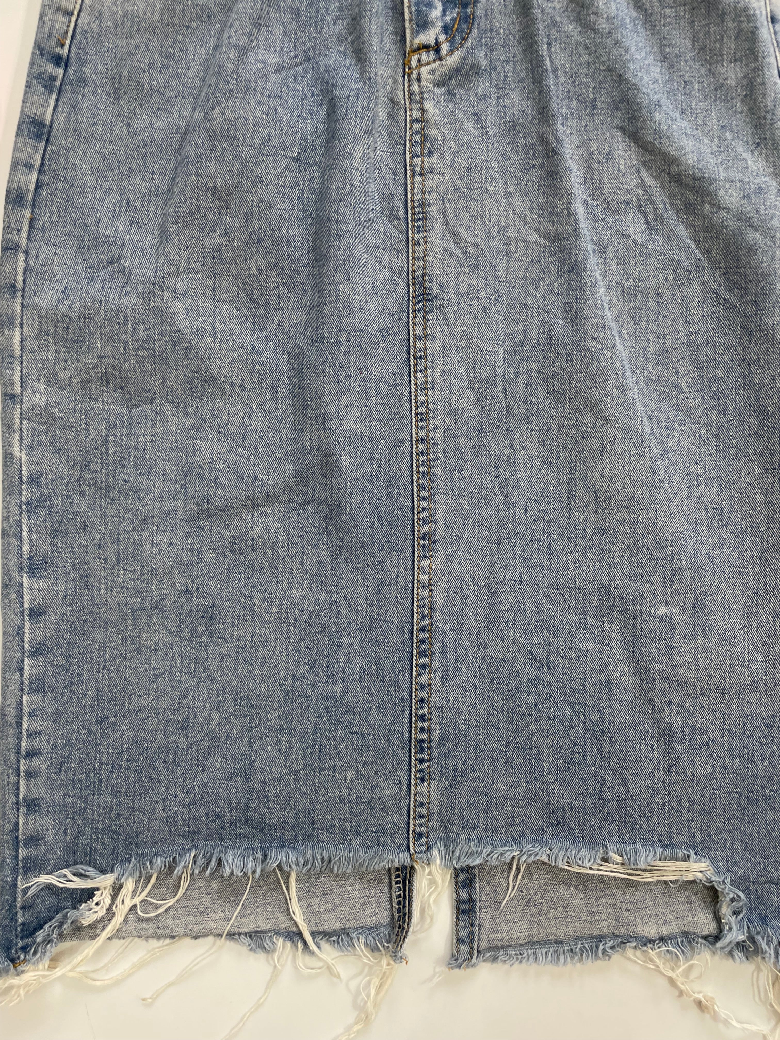 Long Denim Skirt-Waist 26 - Image 3
