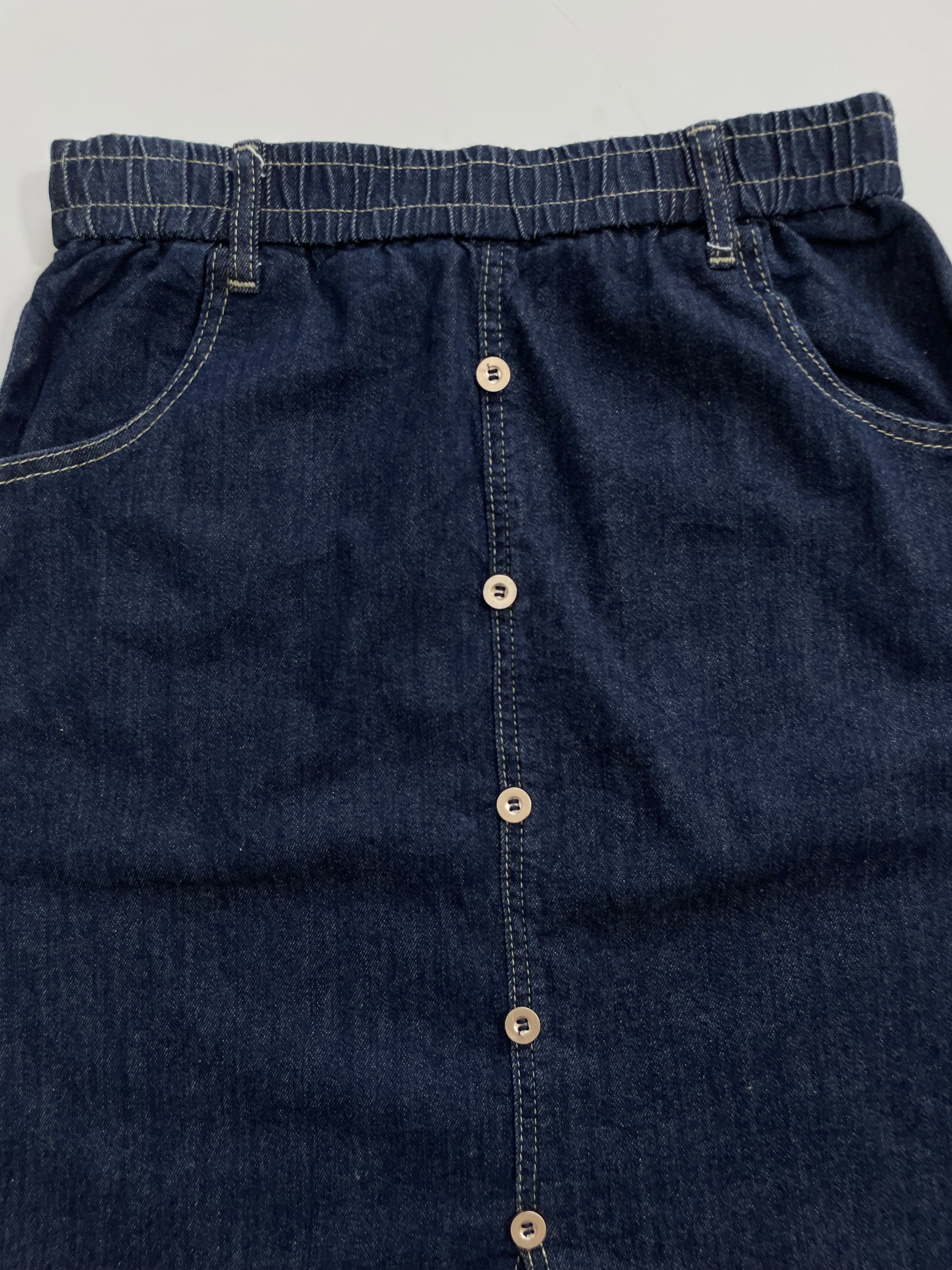 Long Denim Skirt-Waist 30 - Image 2