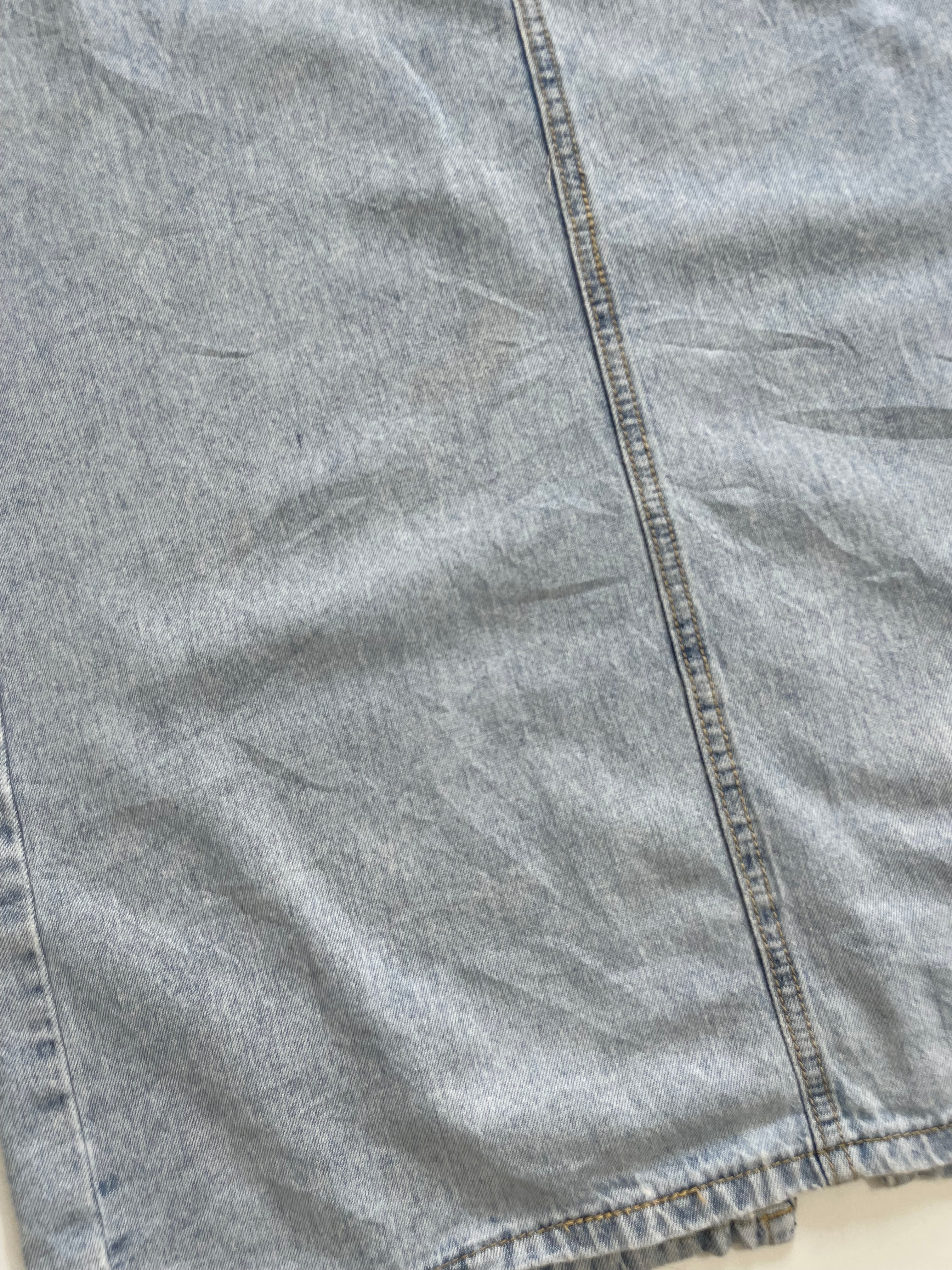 Long Denim Skirt-Waist 28 - Image 3