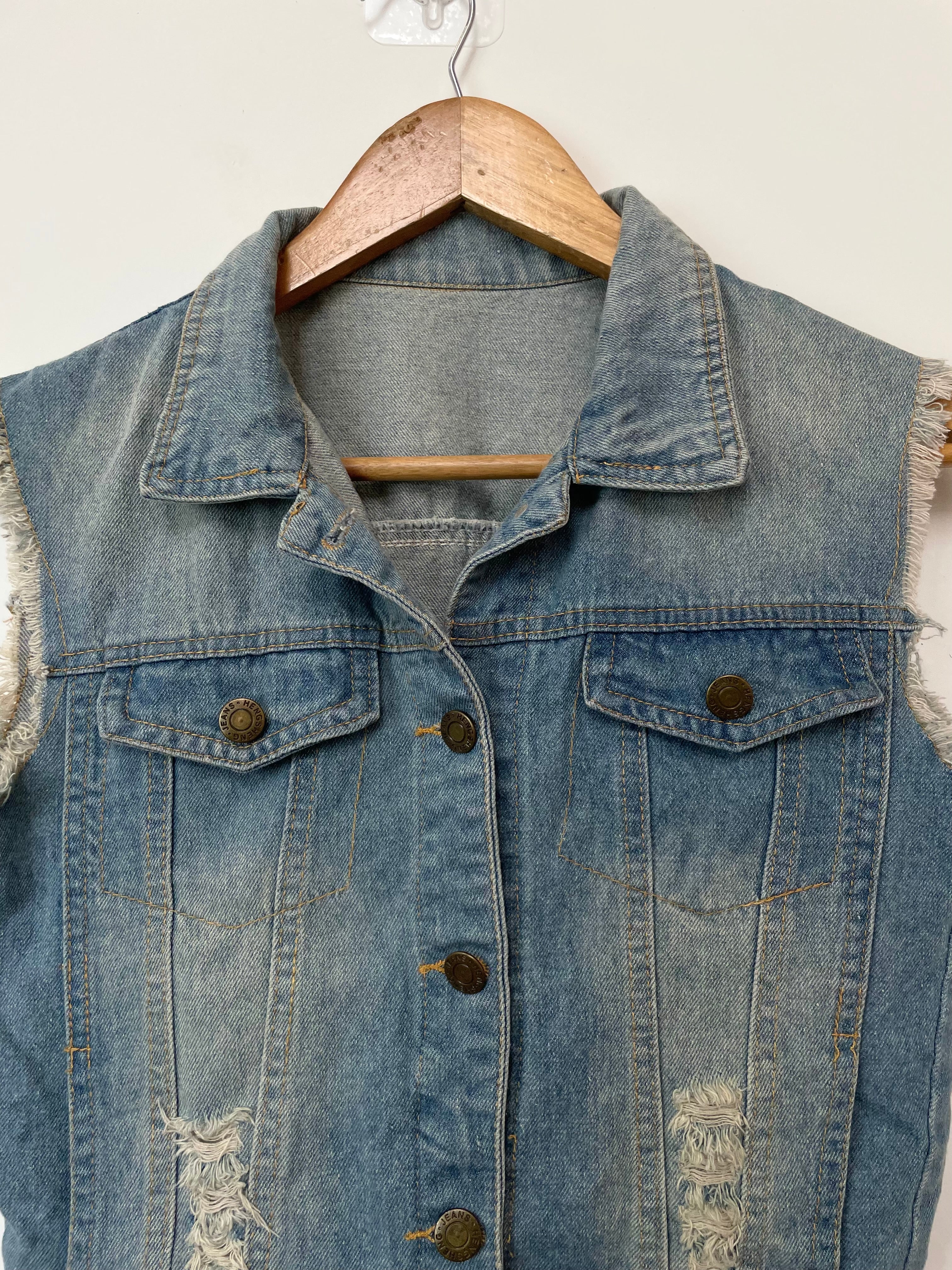 Denim Vest-Bust 34 - Image 2