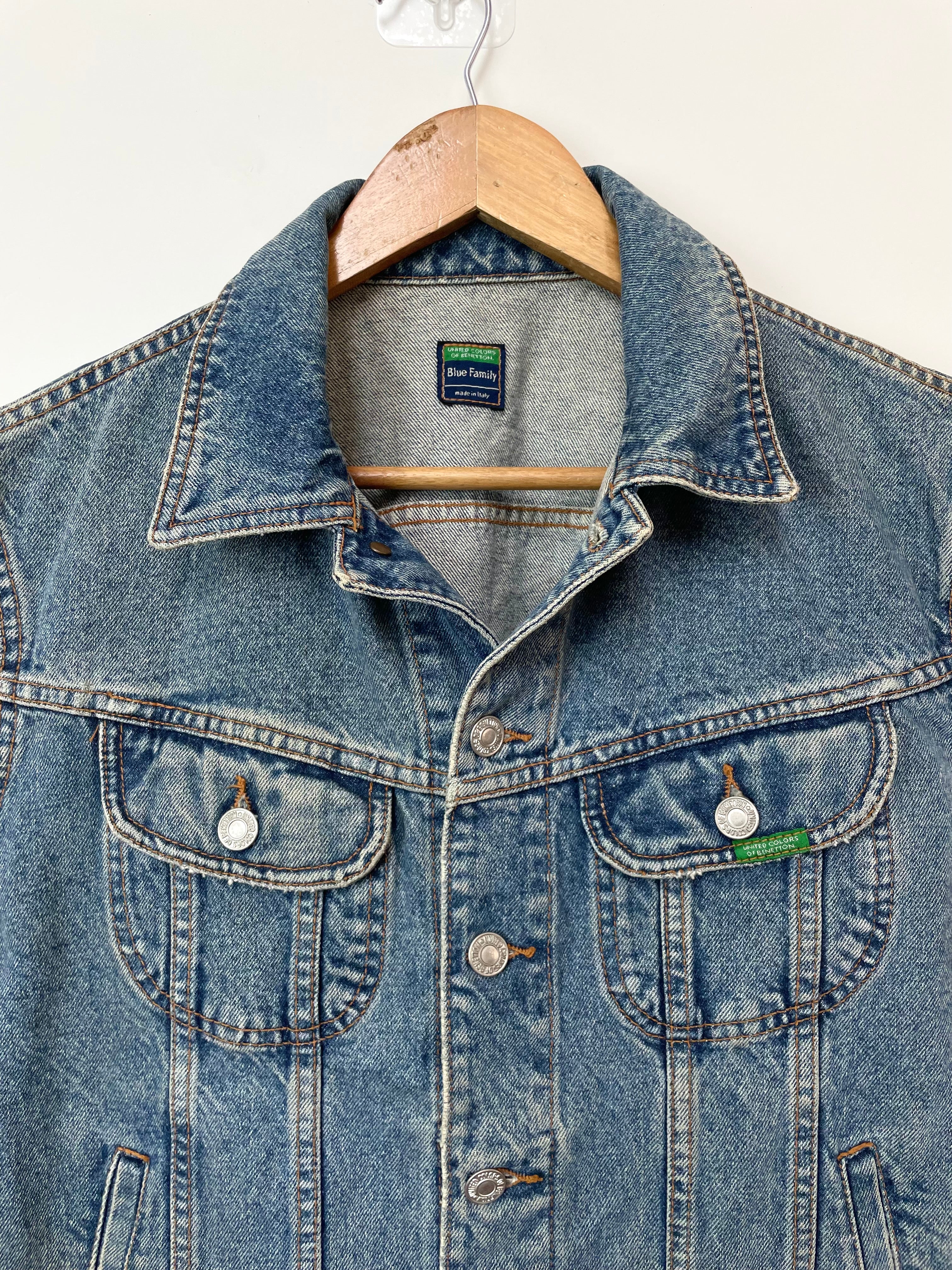 United Colors Of Benetton Denim Vest-Bust 42 - Image 2