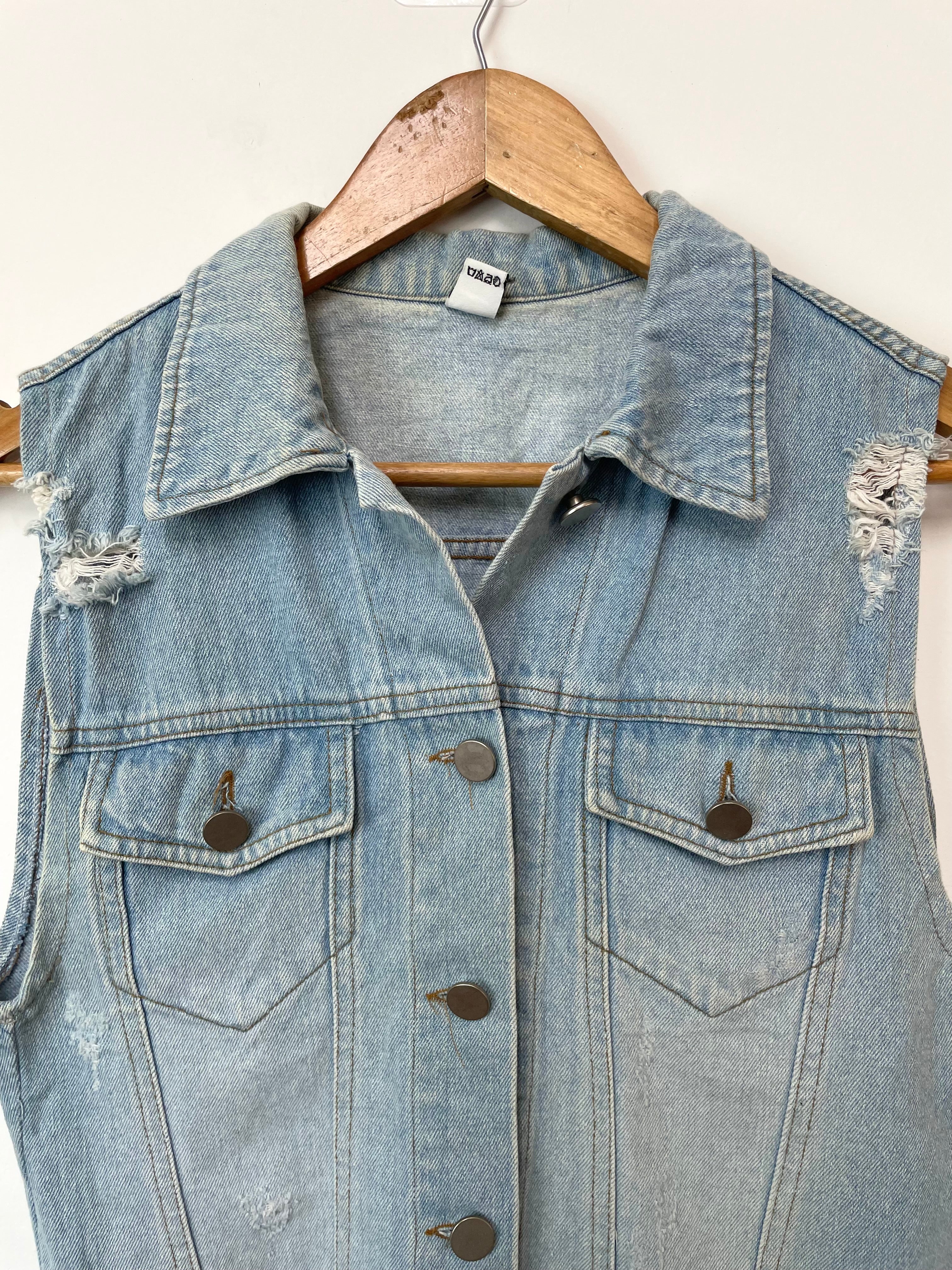 Zen Denim Vest-Bust 32 - Image 2
