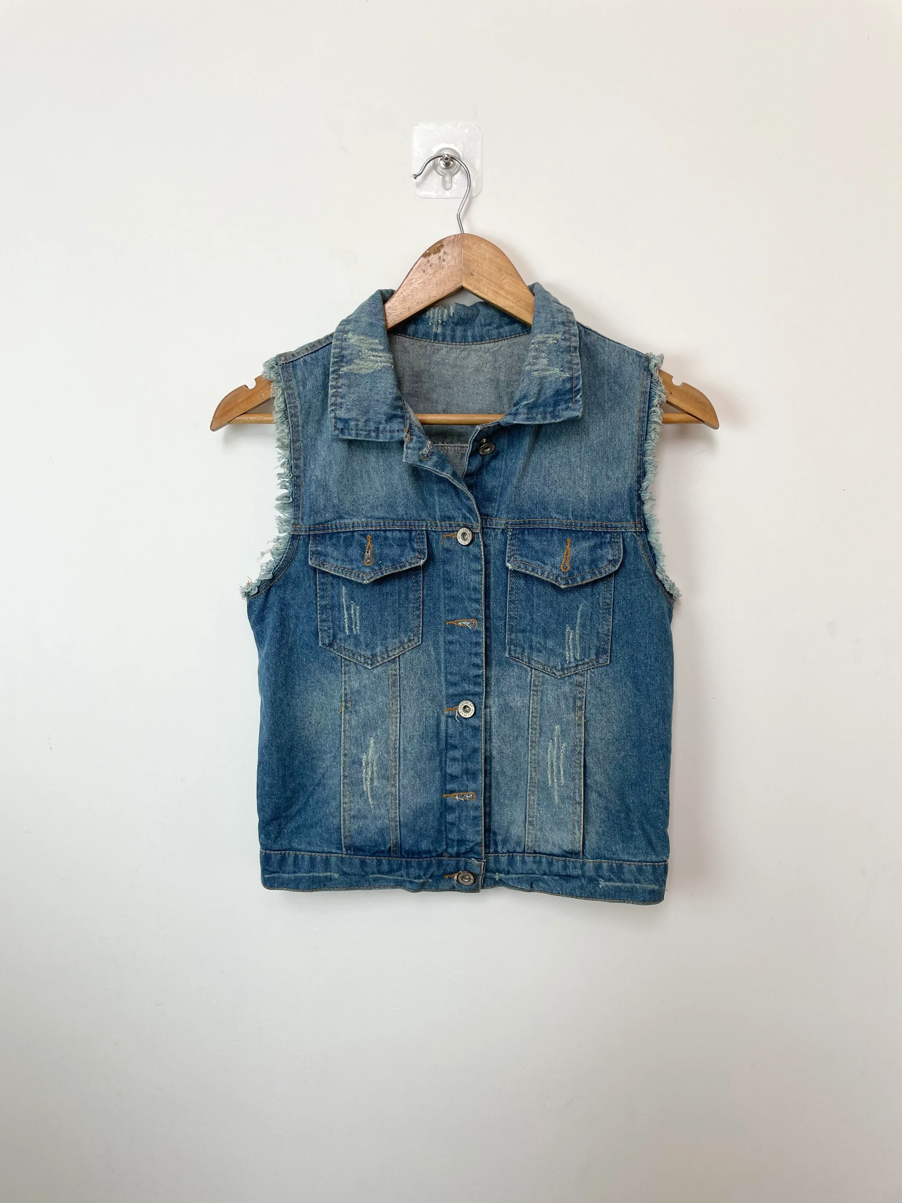 Denim Vest-Bust 32