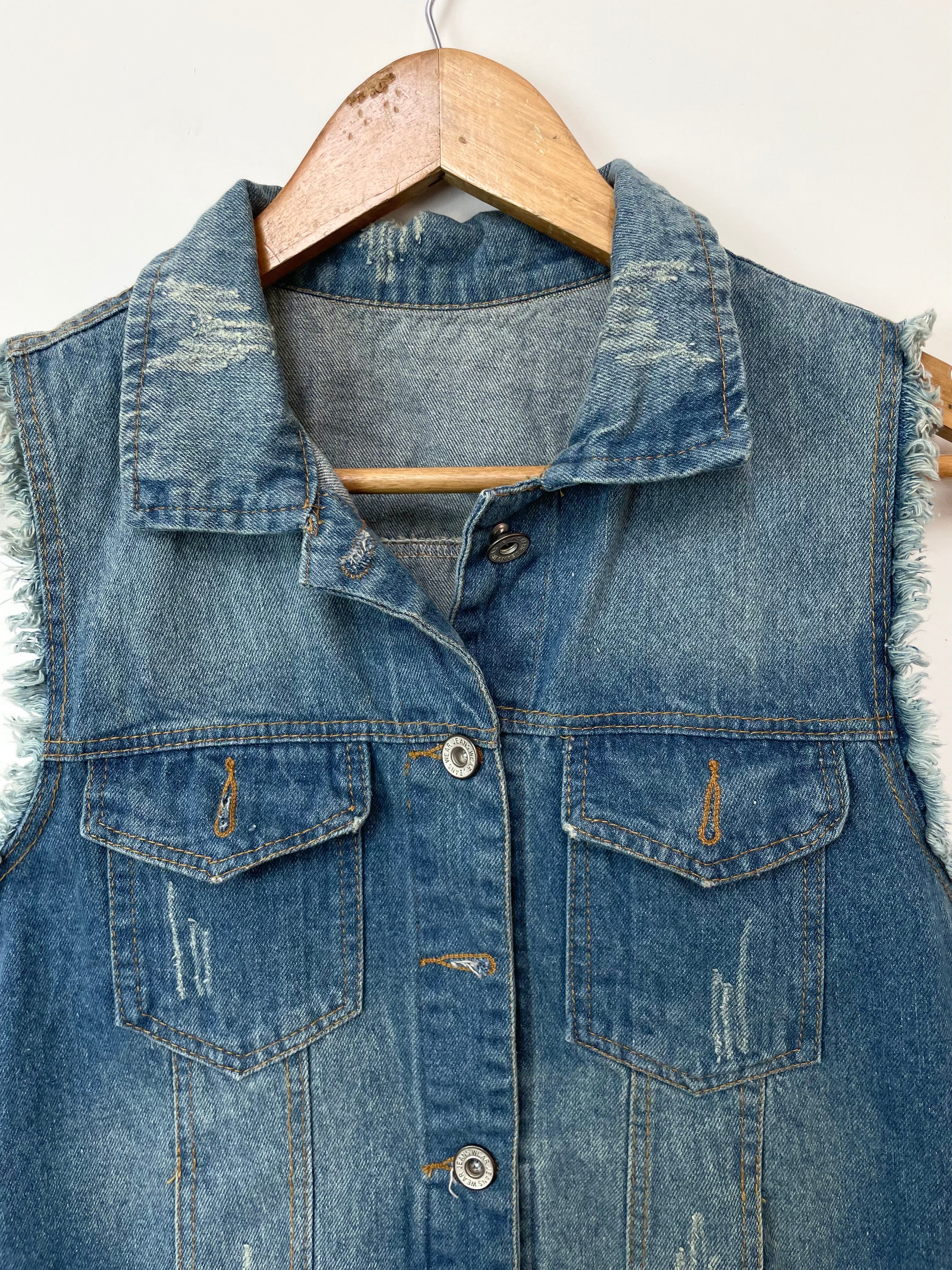 Denim Vest-Bust 32 - Image 2