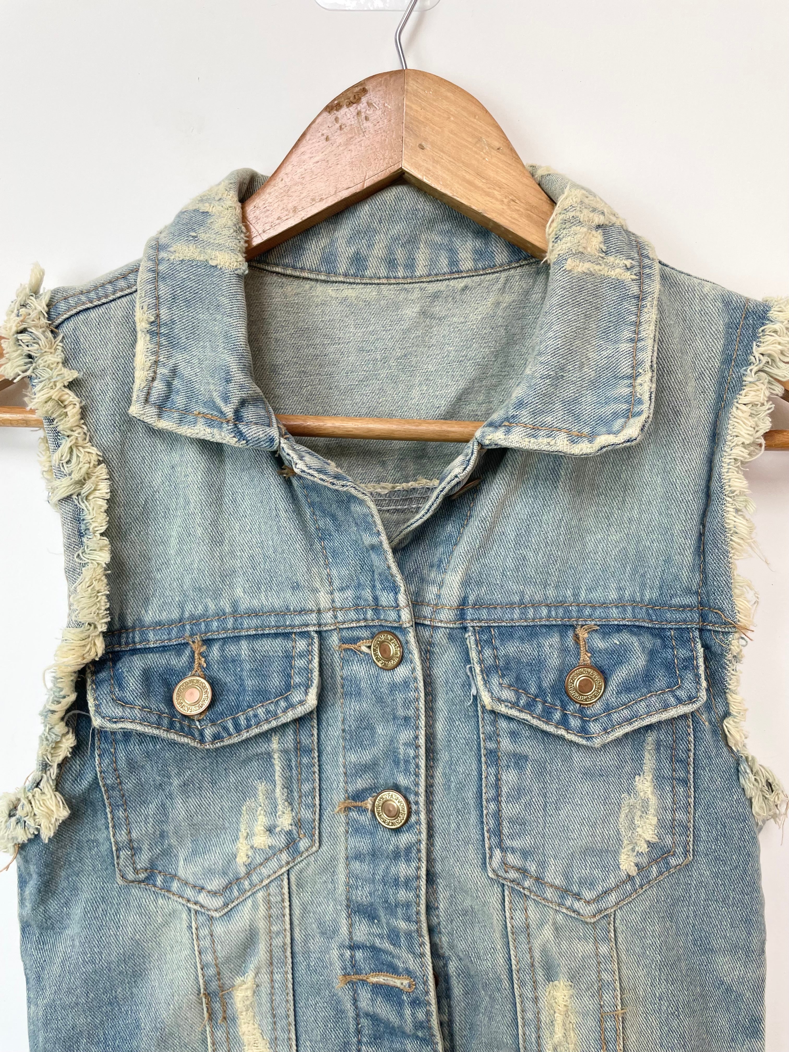 Denim Vest-Bust 28 - Image 2