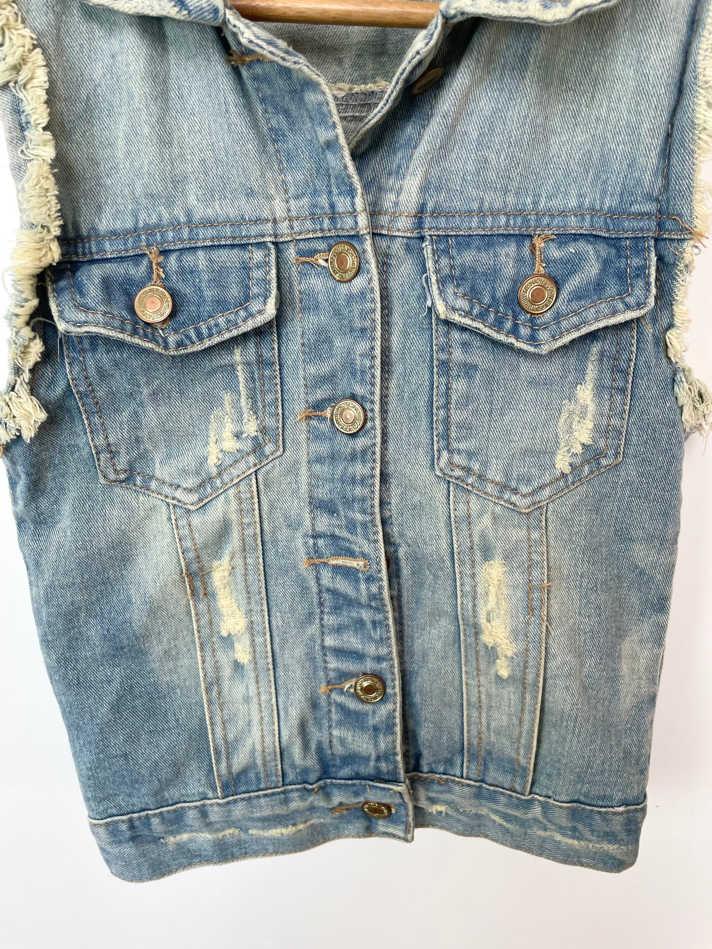 Denim Vest-Bust 28 - Image 3