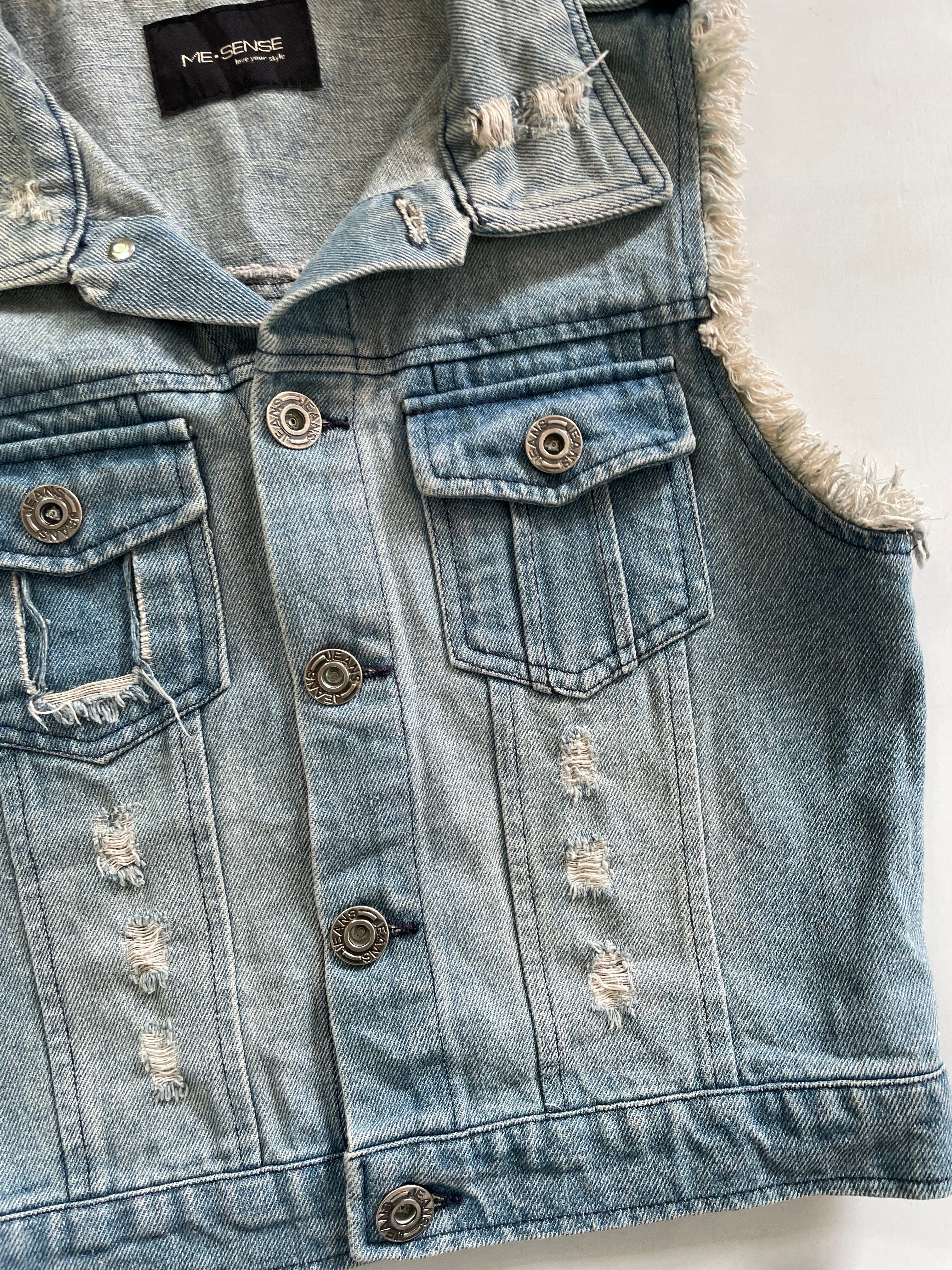 Denim Vest-Bust 32 - Image 3