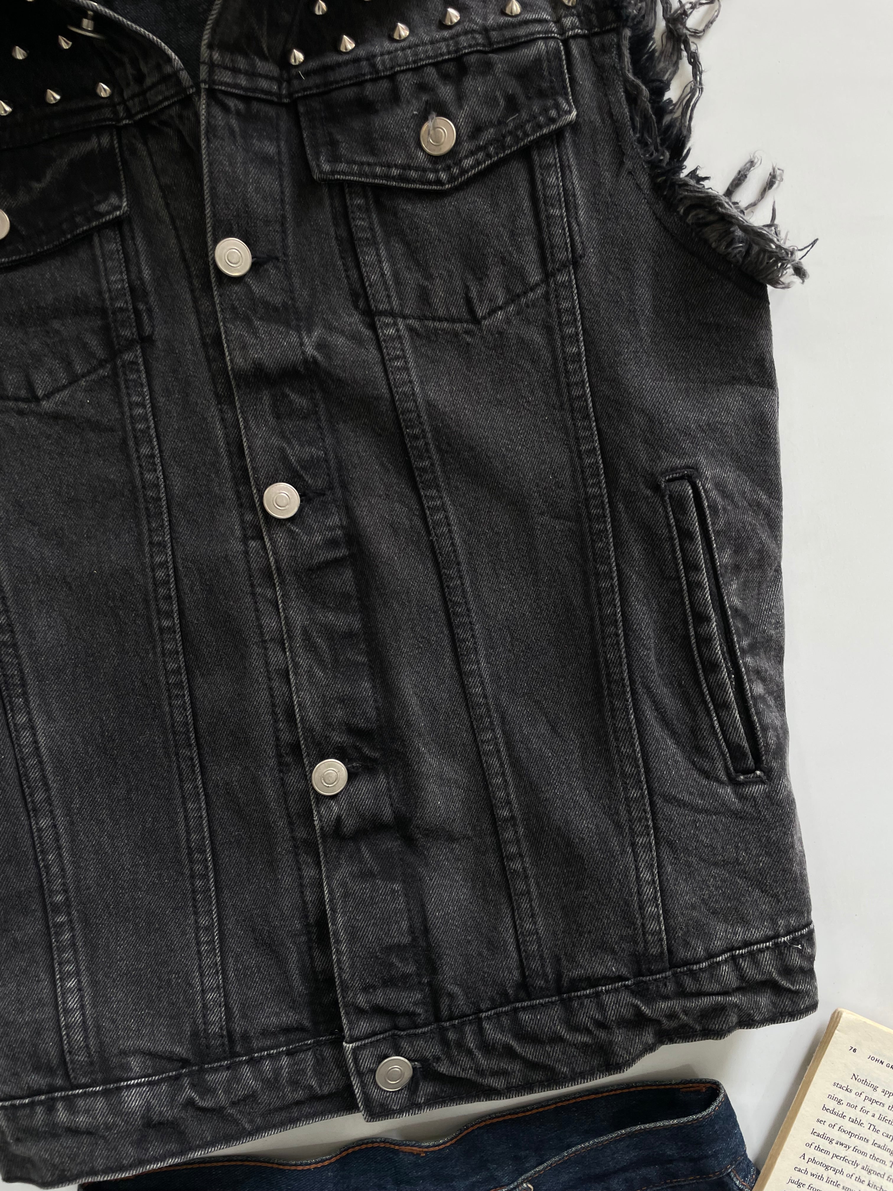Denim Vest-Bust 38 - Image 3