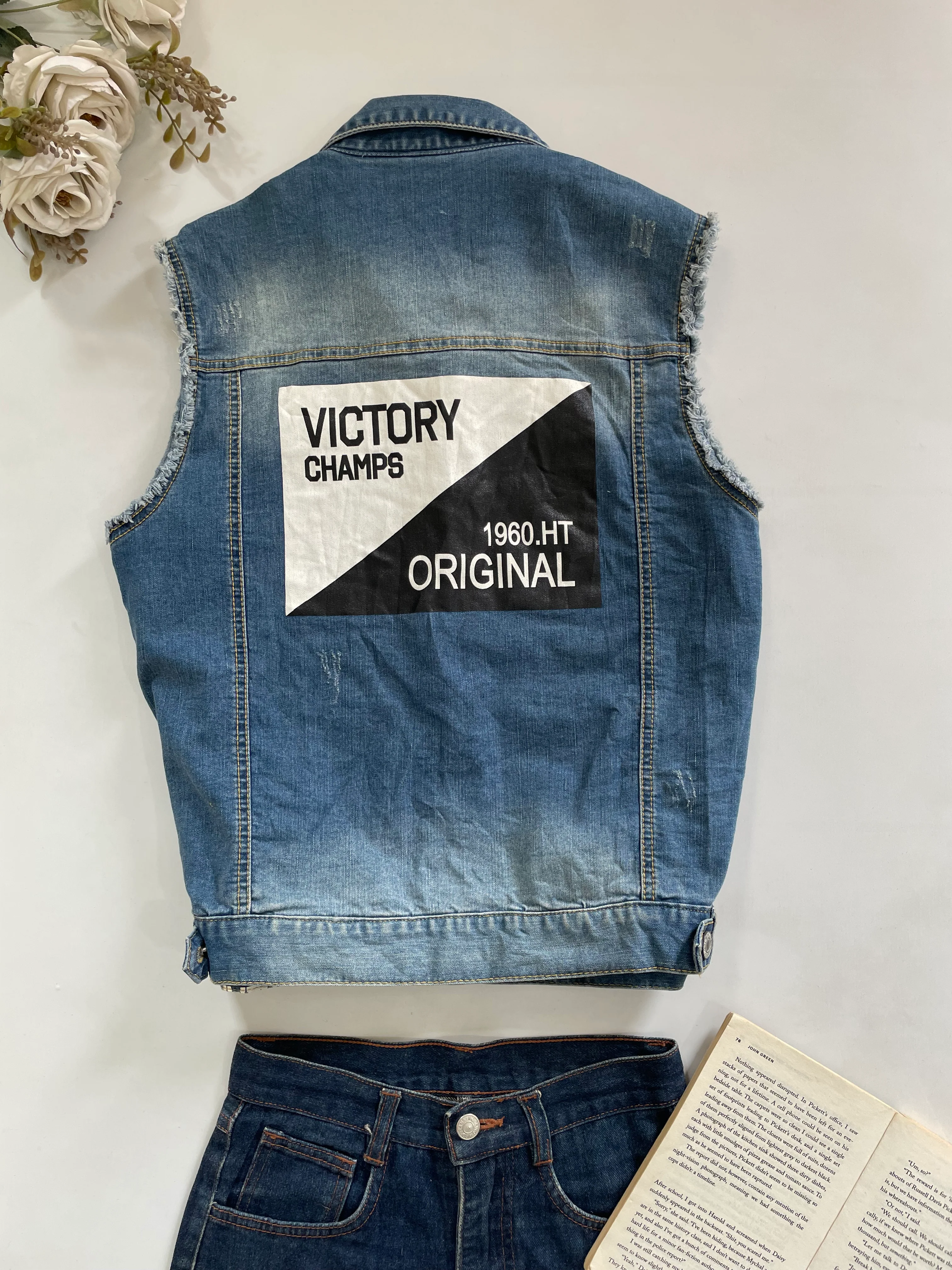 Denim Vest-Bust 40 - Image 2