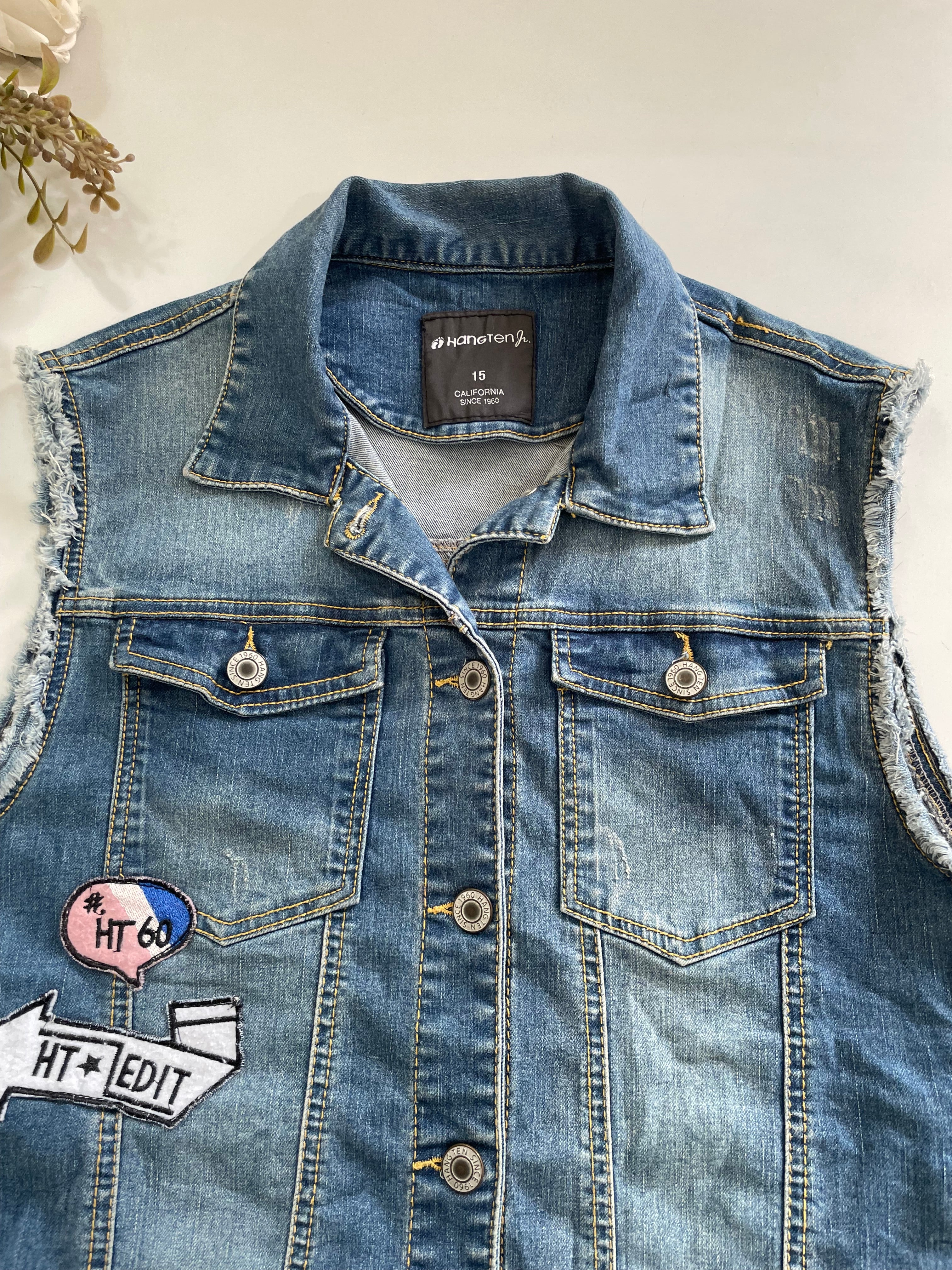 Denim Vest-Bust 40 - Image 3