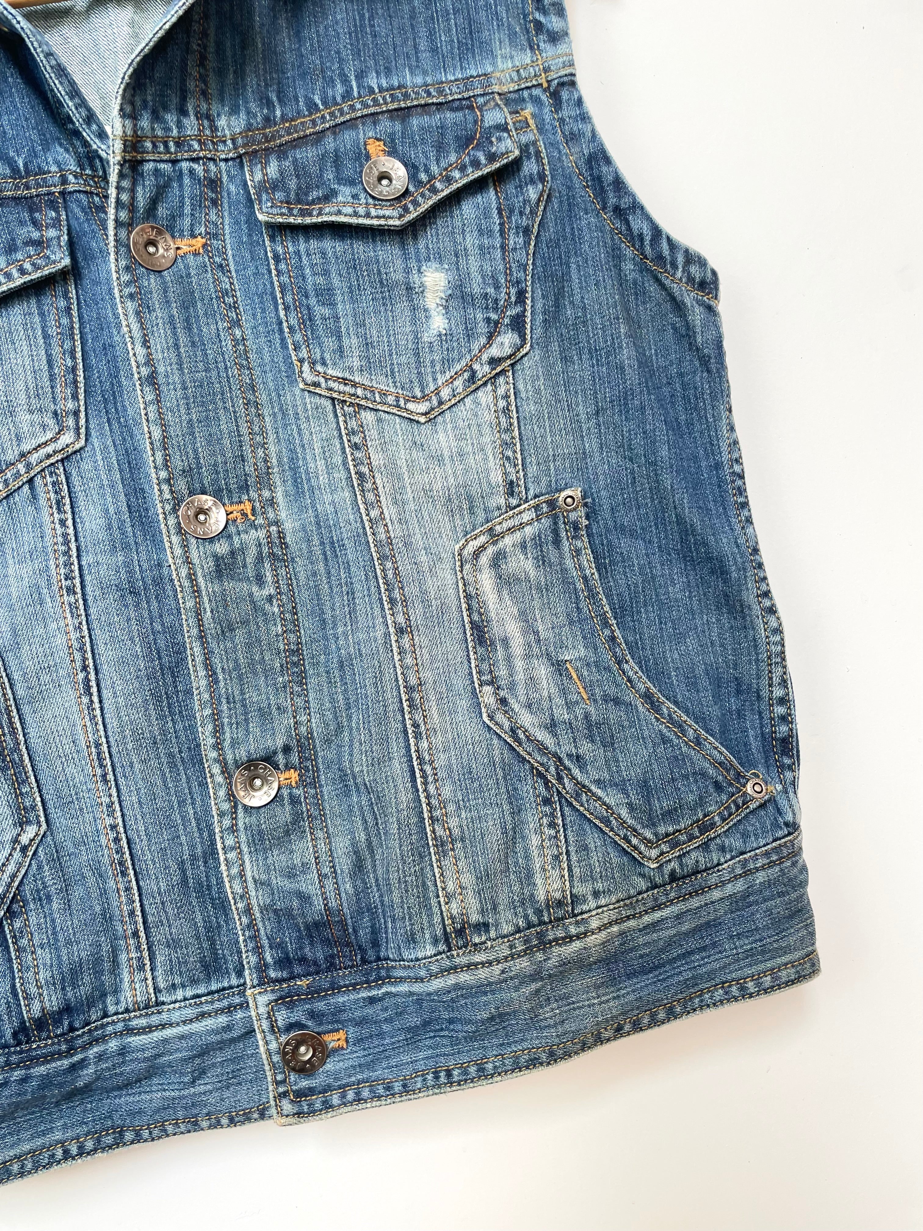 Denim Vest-Bust 38 - Image 3