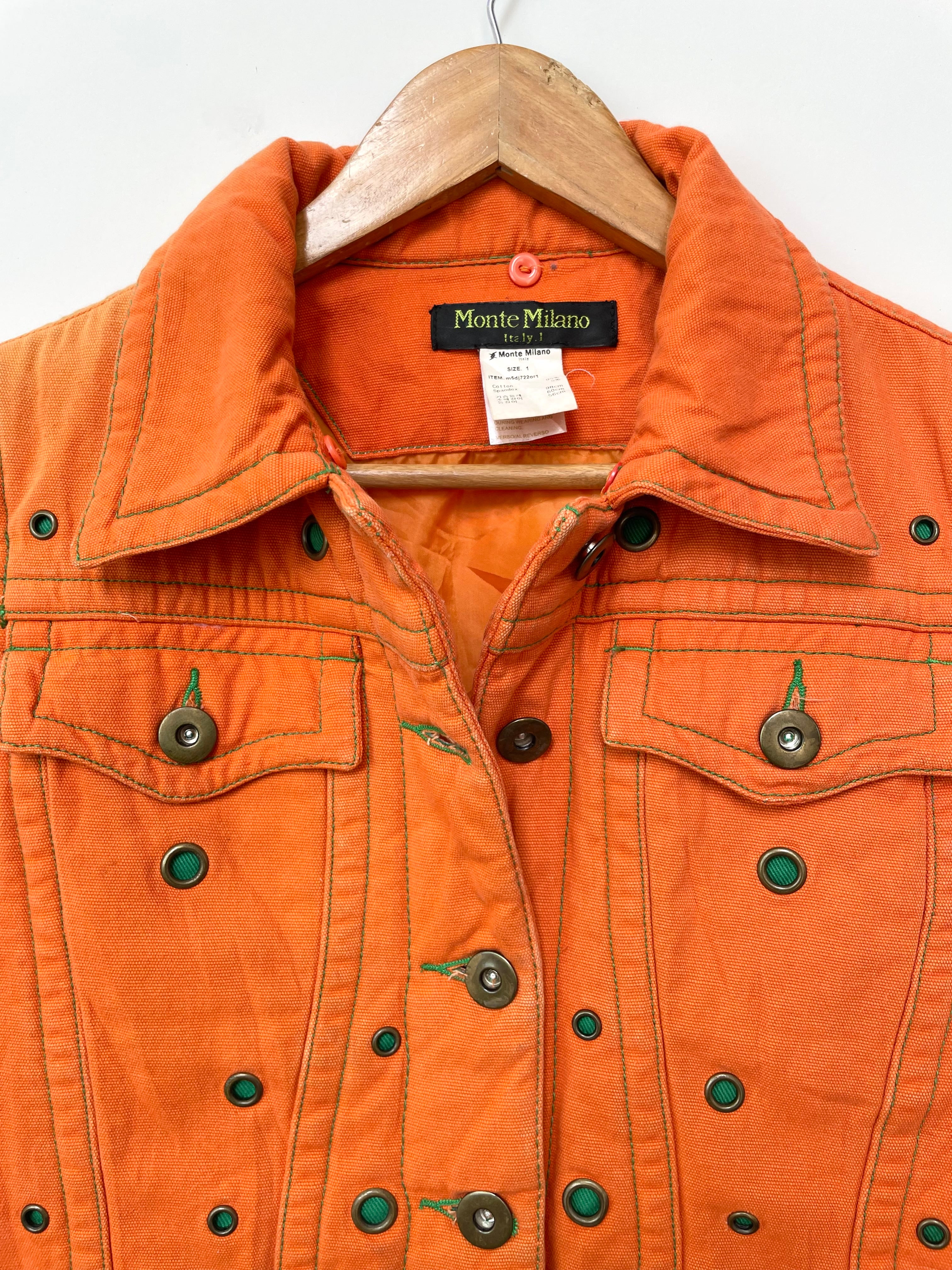 Monte Milano Denim Vest-Bust 36 - Image 2