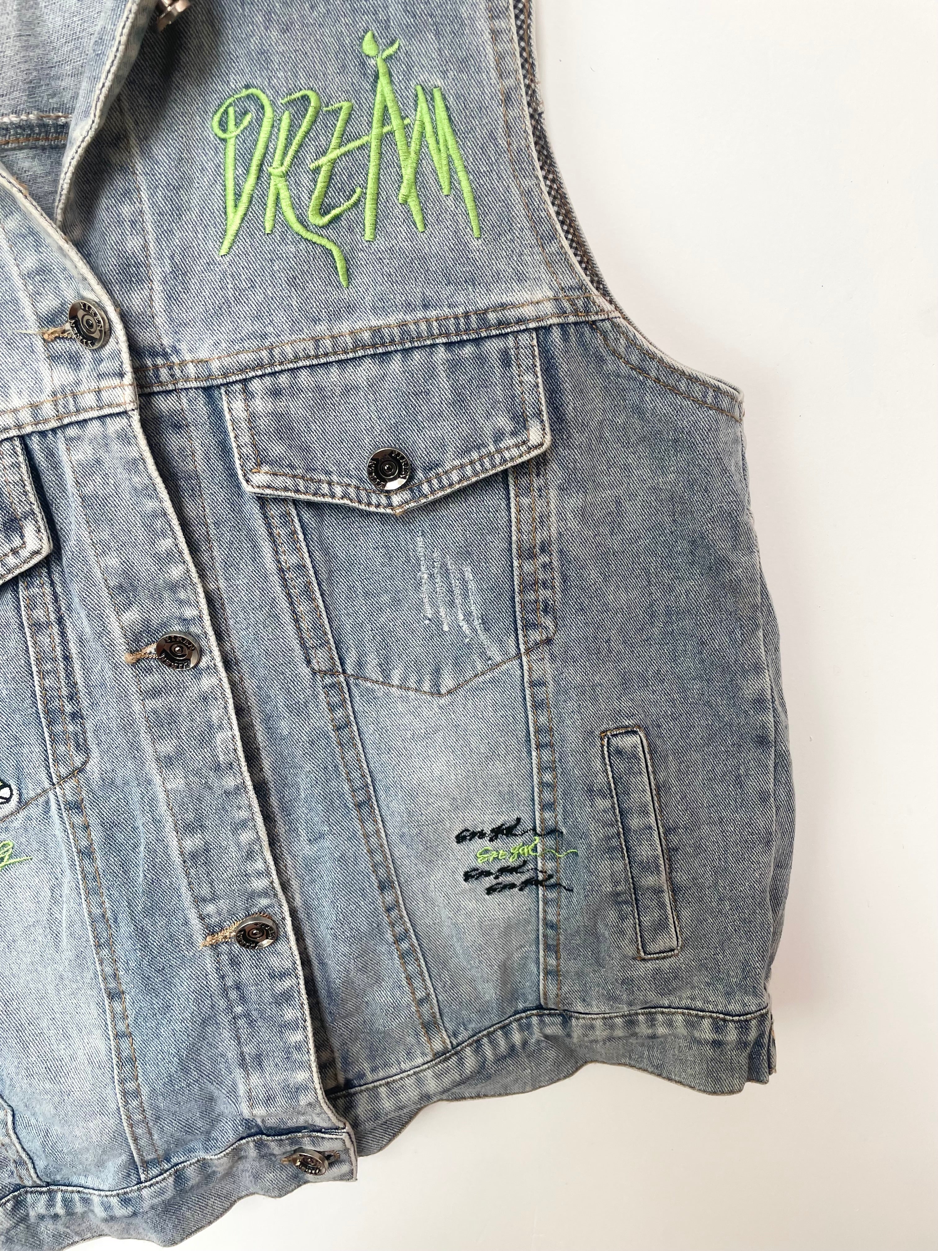 Denim Vest-Bust 40 - Image 3