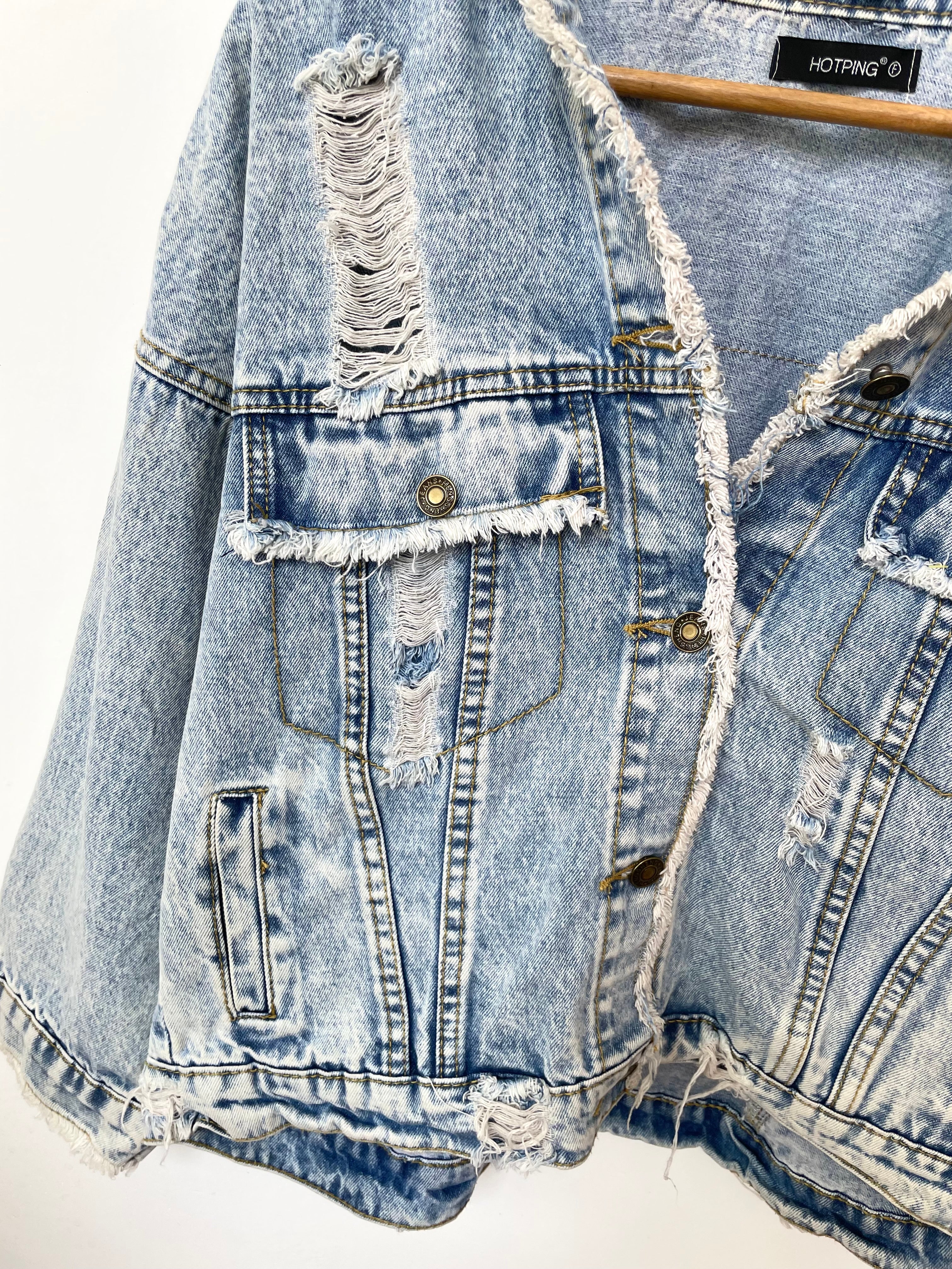 Hotping Denim Jacket-Bust 42 - Image 3