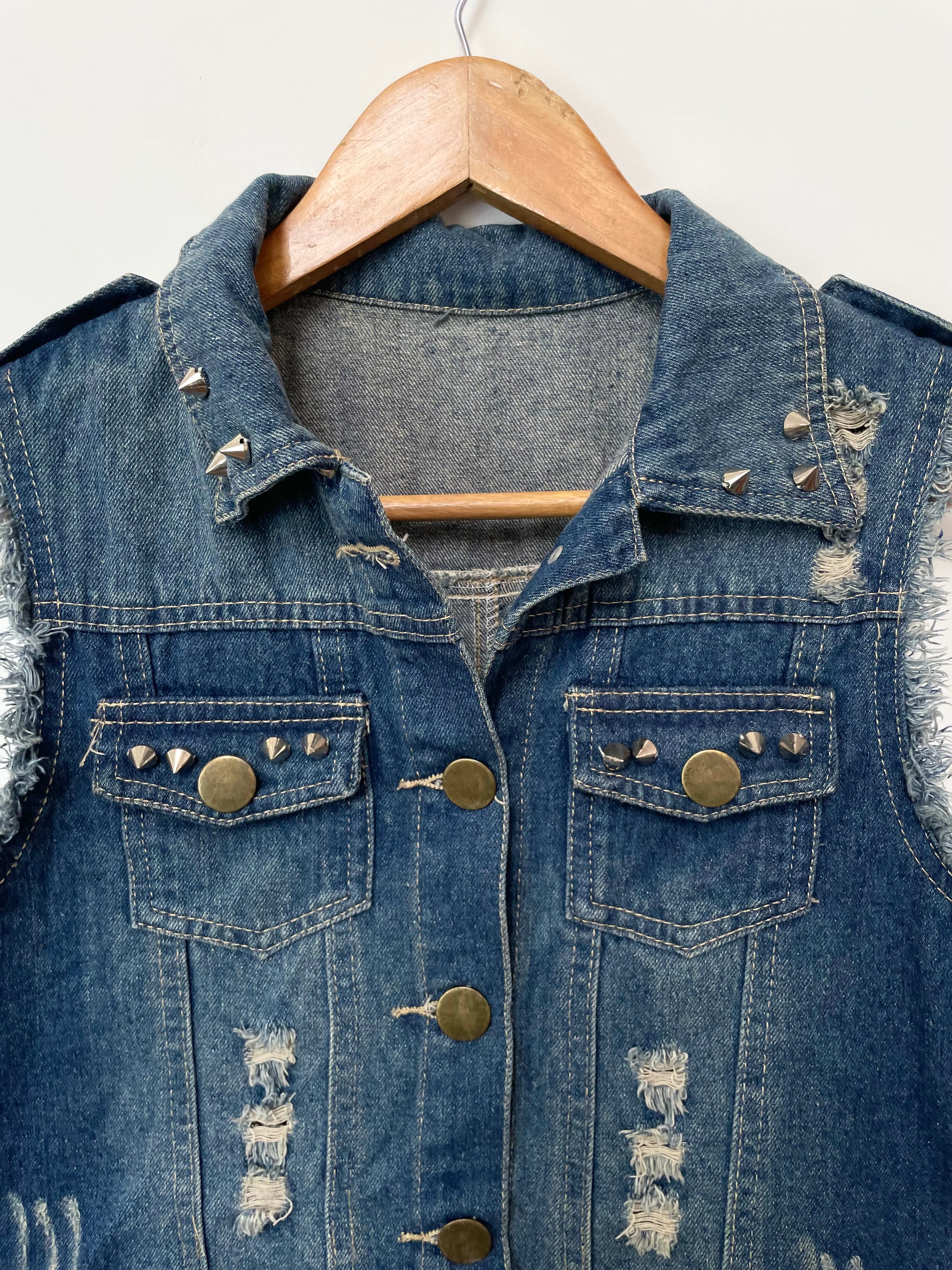 Denim Vest-Bust 34 - Image 2