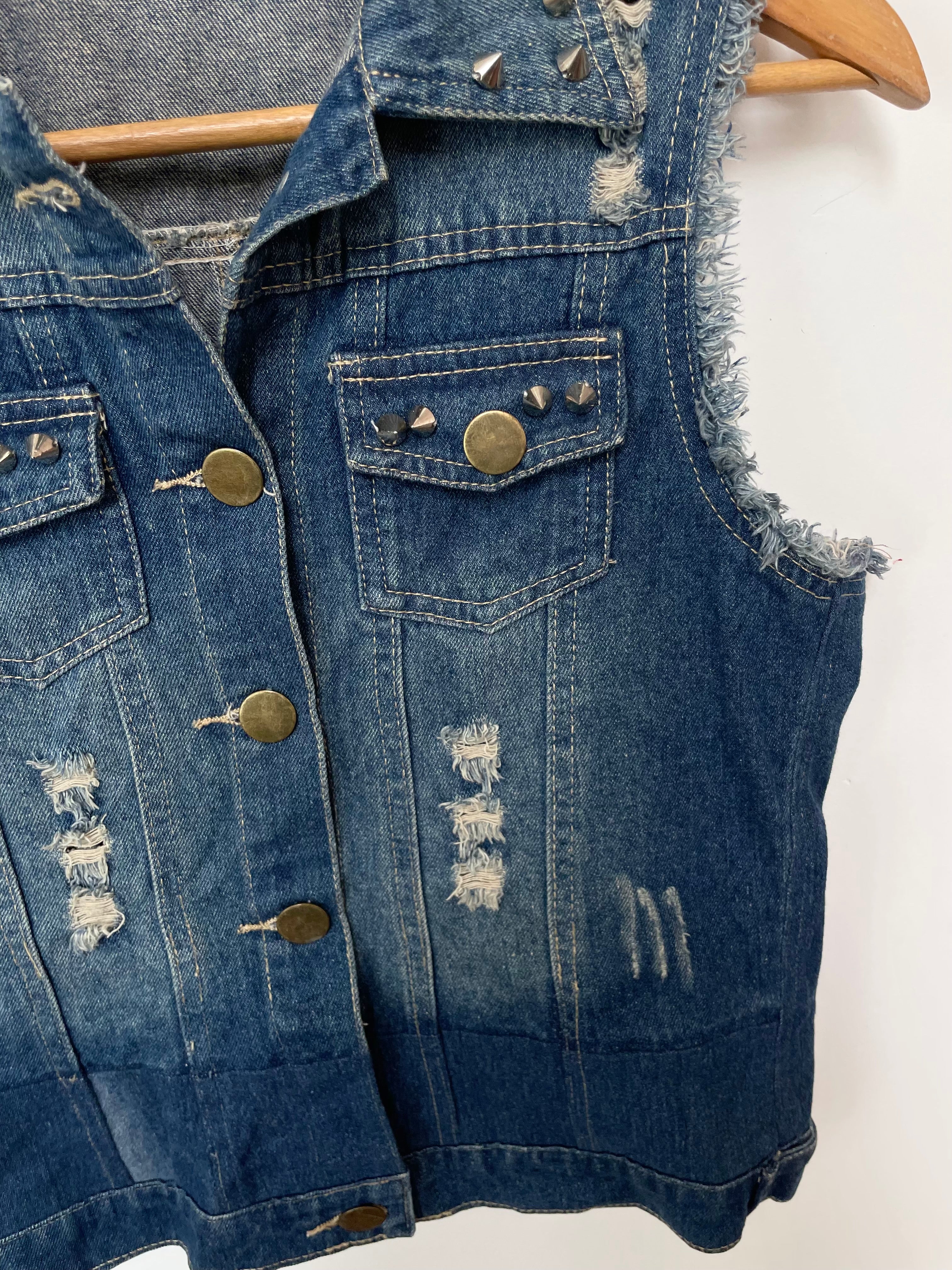 Denim Vest-Bust 34 - Image 3