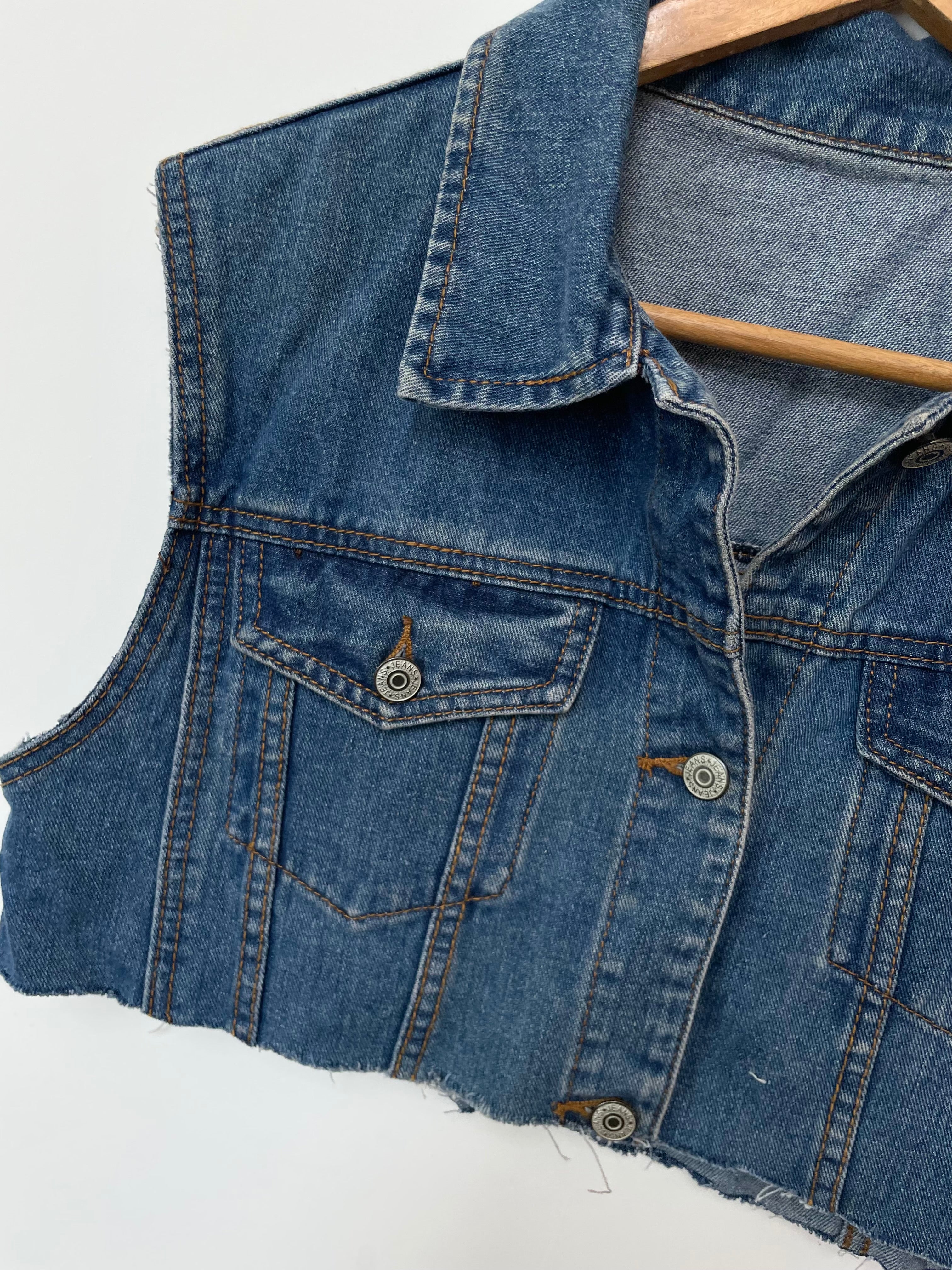 Denim Vest-Bust 38 - Image 3
