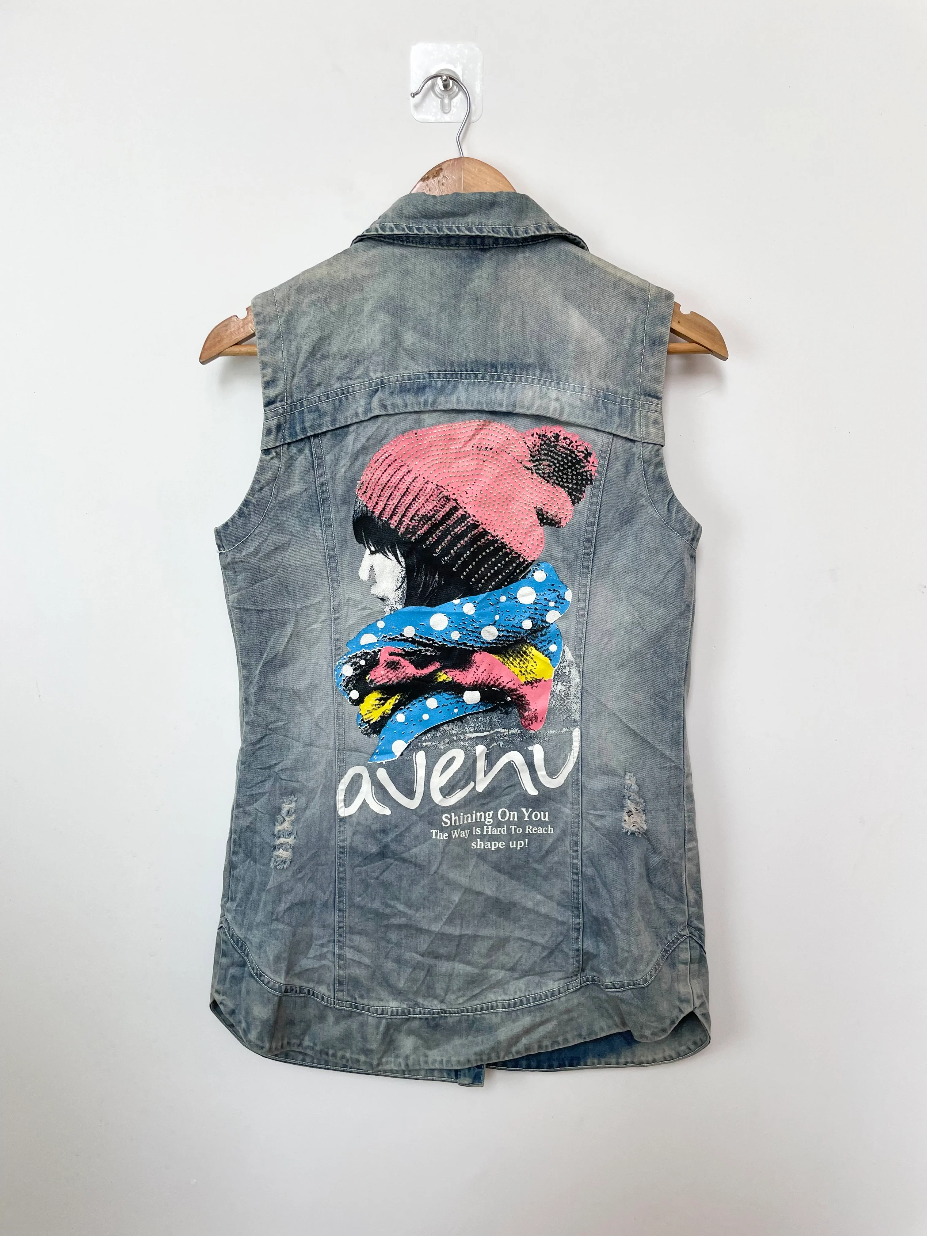 Denim Vest-Bust 34 - Image 2