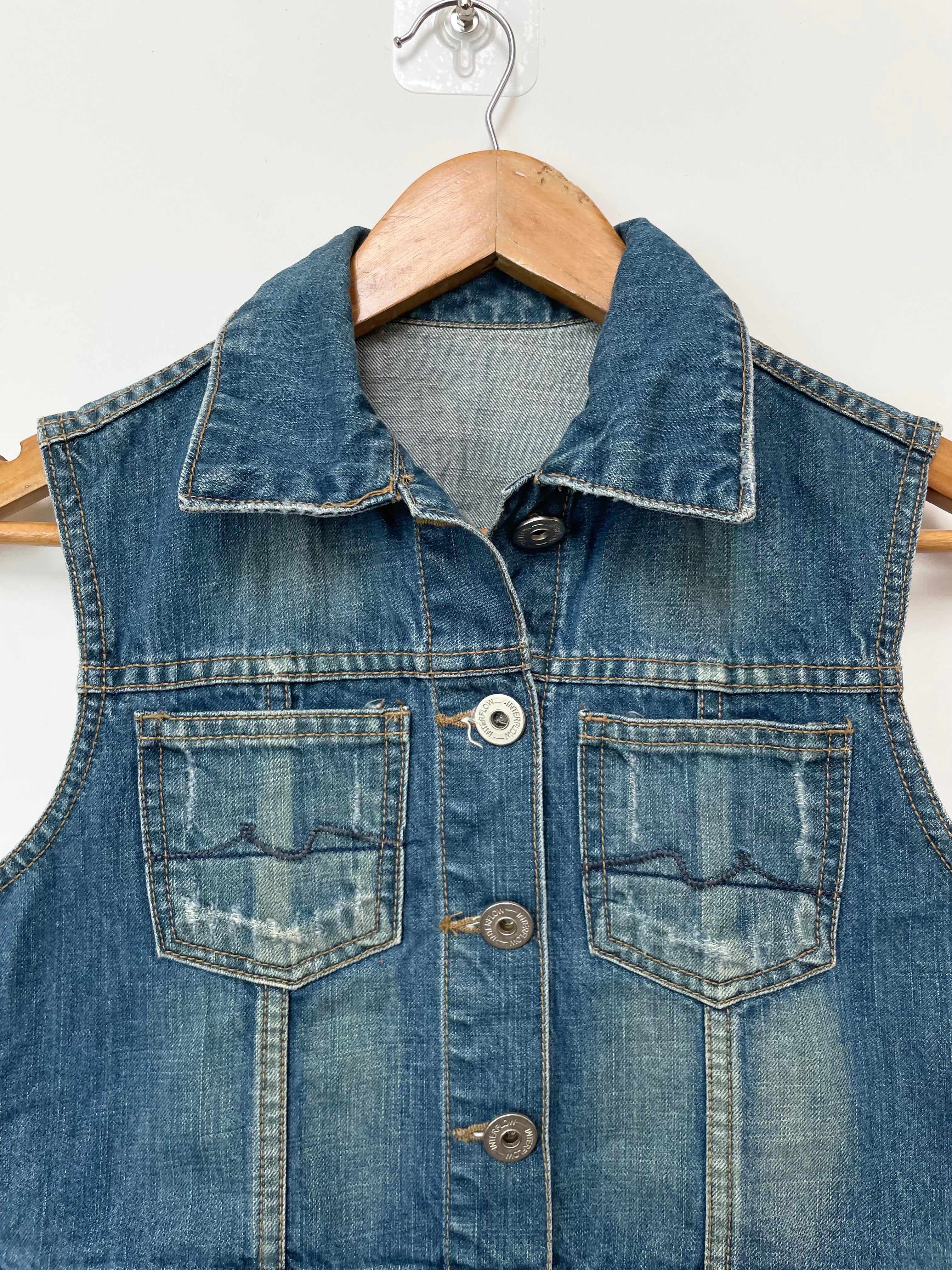 Denim Vest-Bust 32 - Image 2