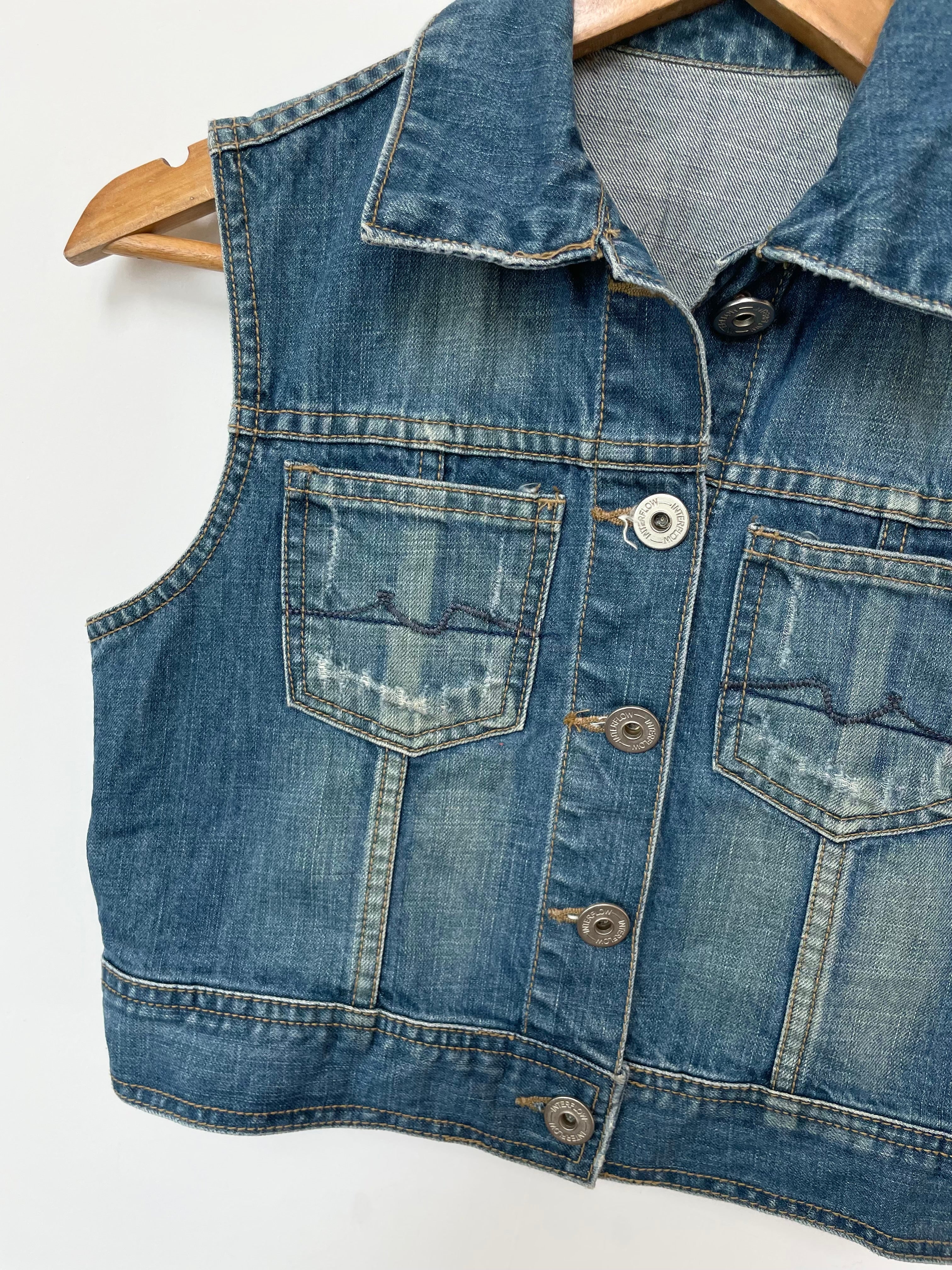 Denim Vest-Bust 32 - Image 3