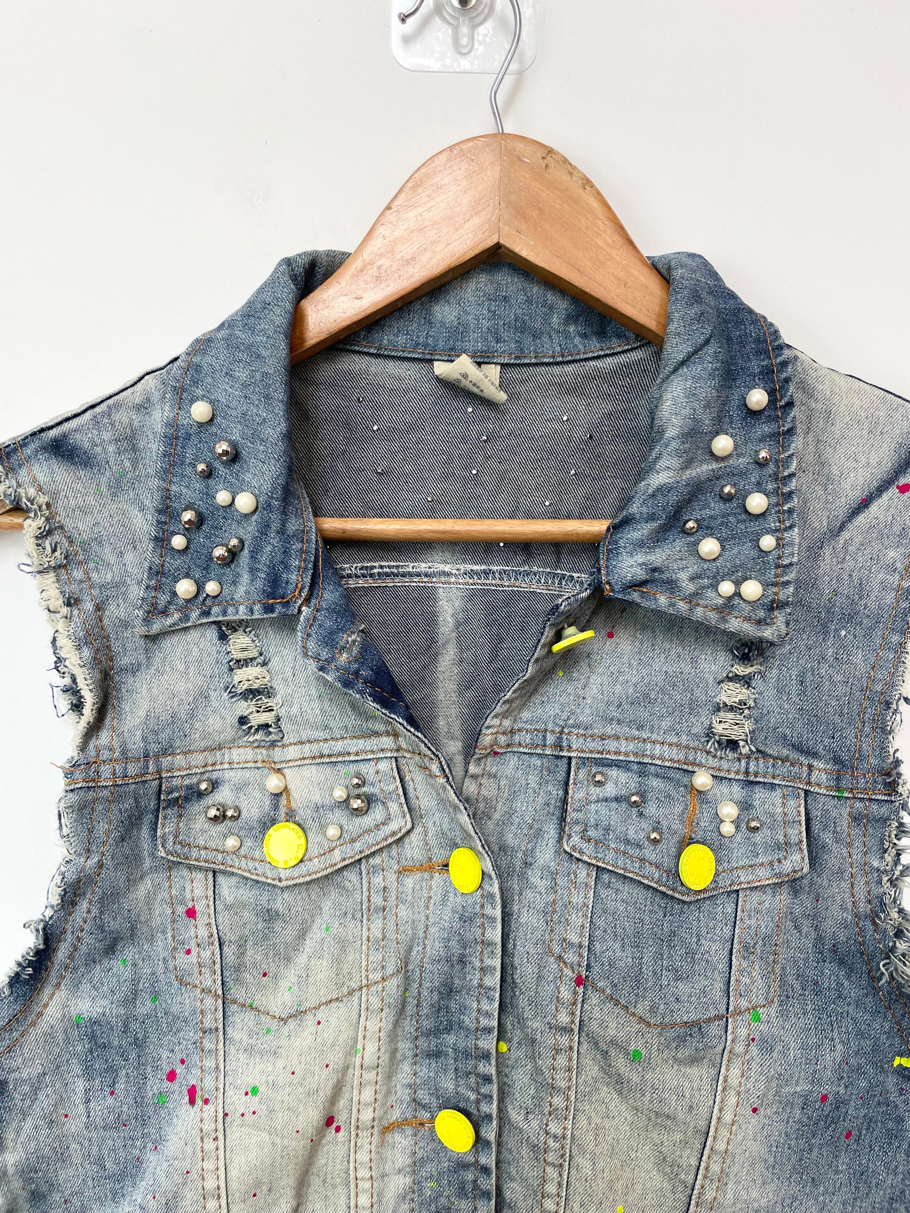 Aibeier Denim Vest-Bust 34 - Image 2