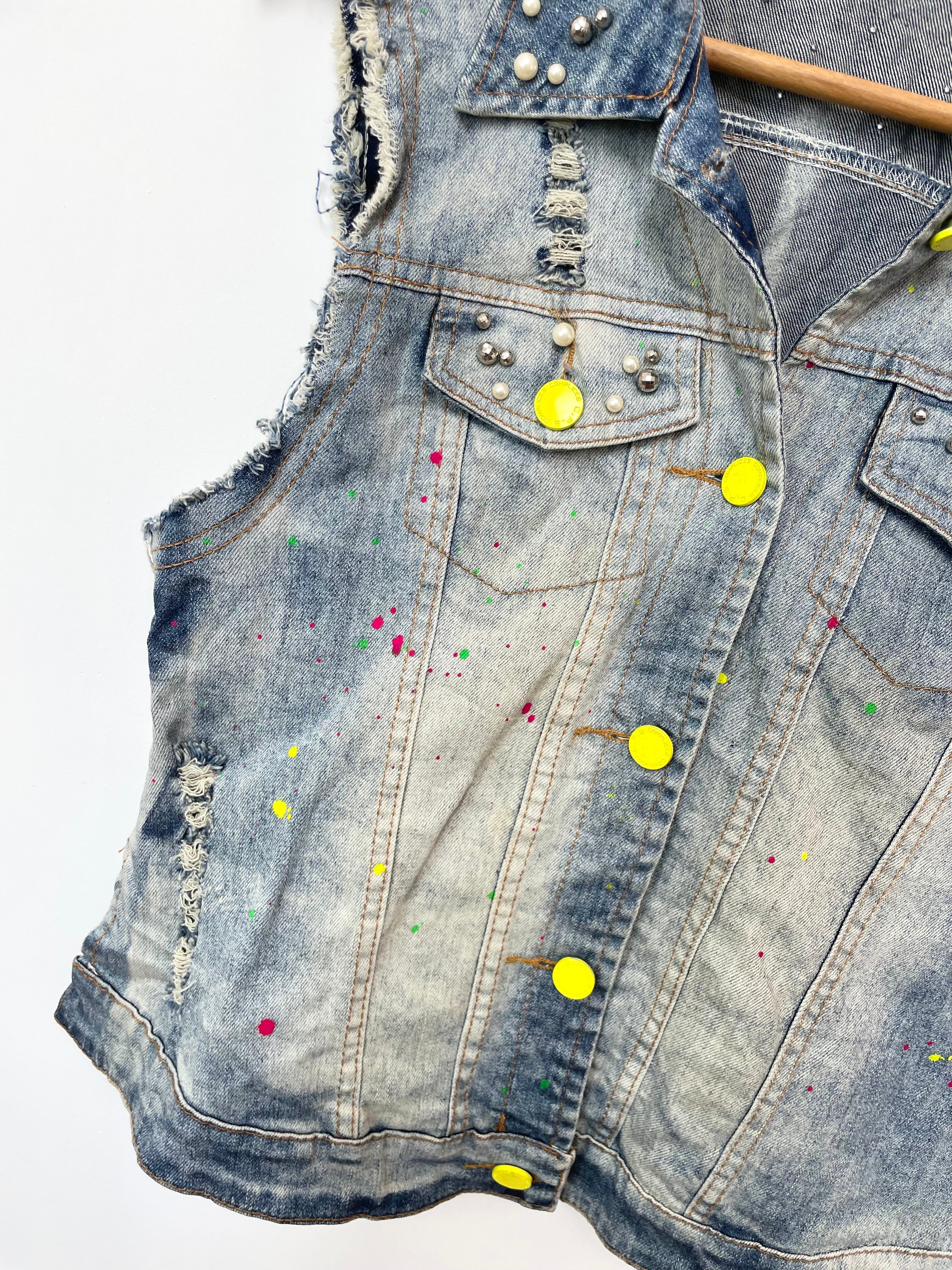 Aibeier Denim Vest-Bust 34 - Image 3