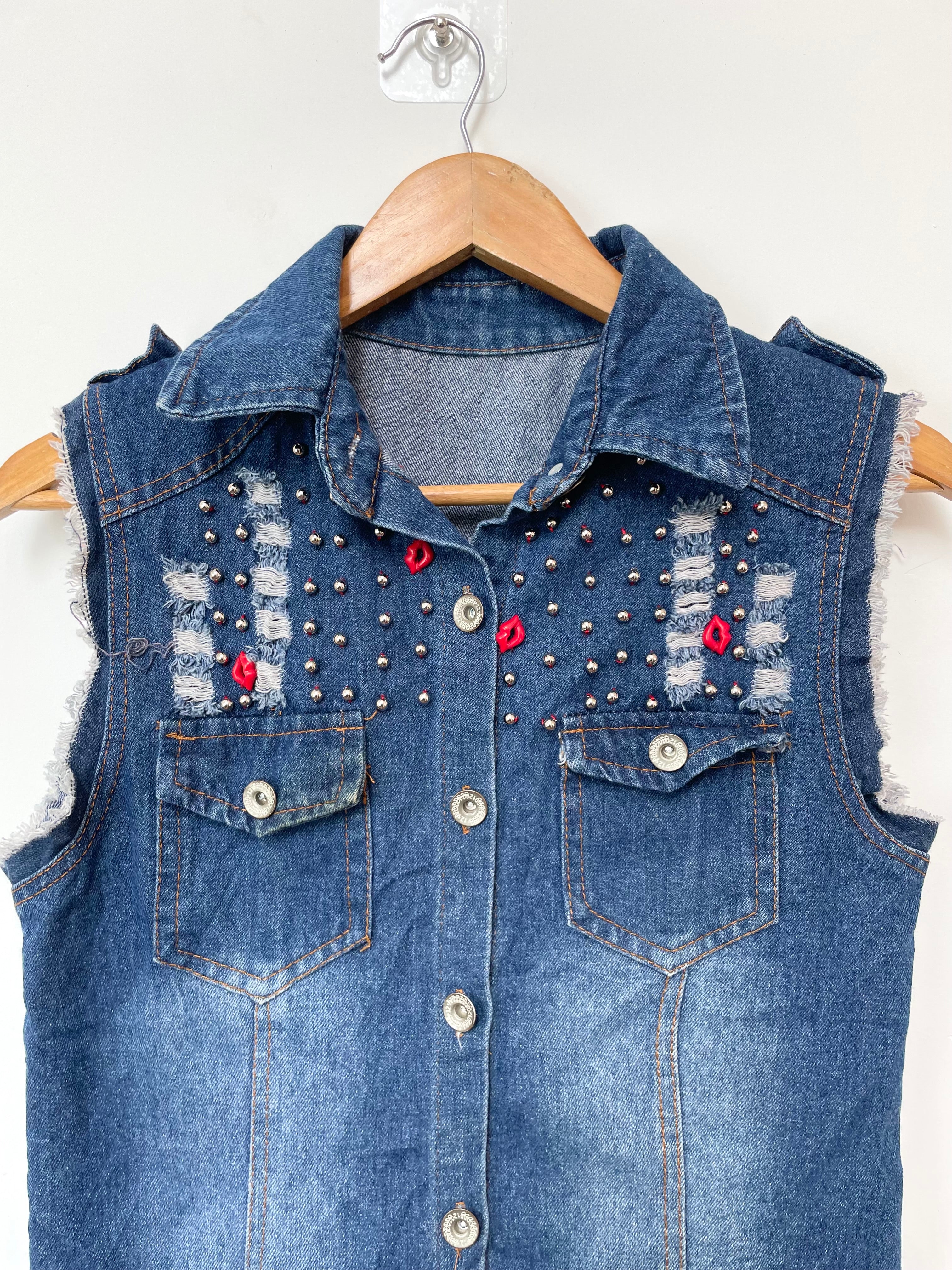 Denim Vest-Bust 34 - Image 2
